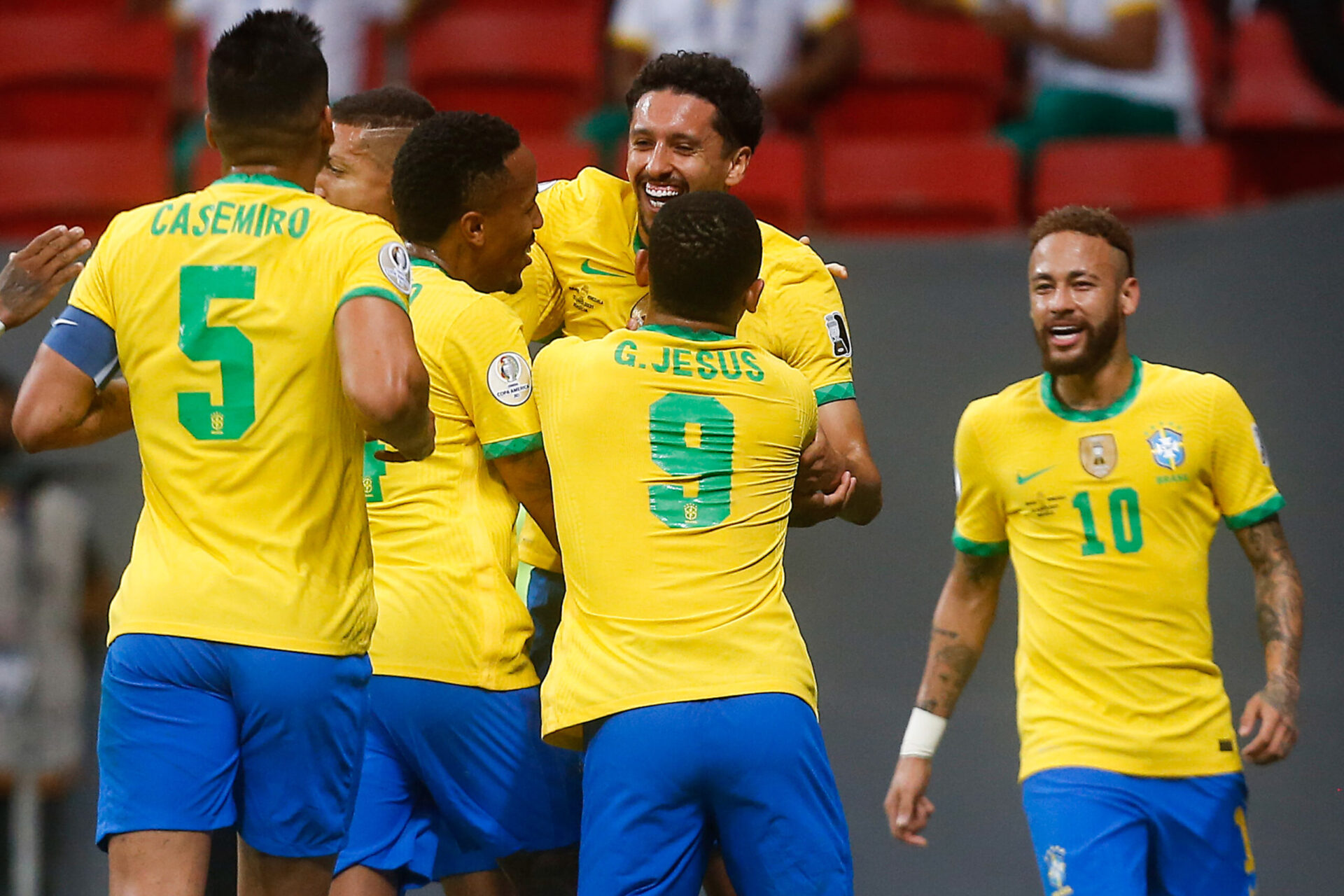 Après une saison déjà longue, Marquinhos et Neymar disputent actuellement la Copa America au Brésil (iconsport)