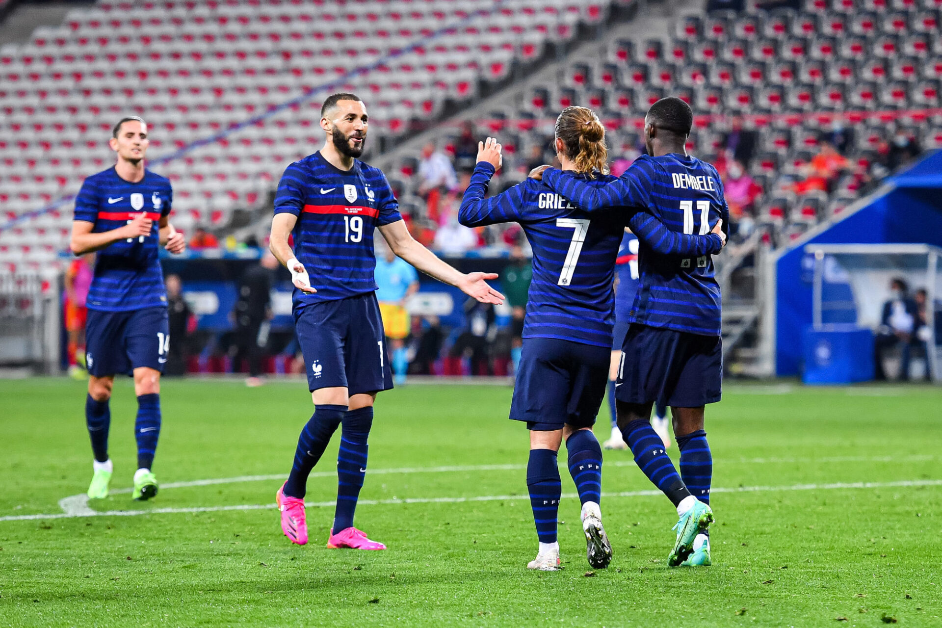Karim Benzema, le leader de comportement des Bleus. Icon Sport