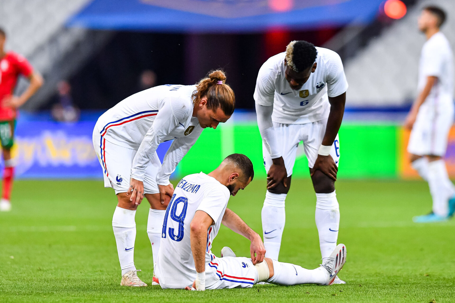 Antoine Griezmann a ouvert le score face à la Bulgarie, son 37e but avec les Bleus (iconsport) Antoine Griezmann a ouvert le score face à la Bulgarie, son 37e but avec les Bleus (iconsport)