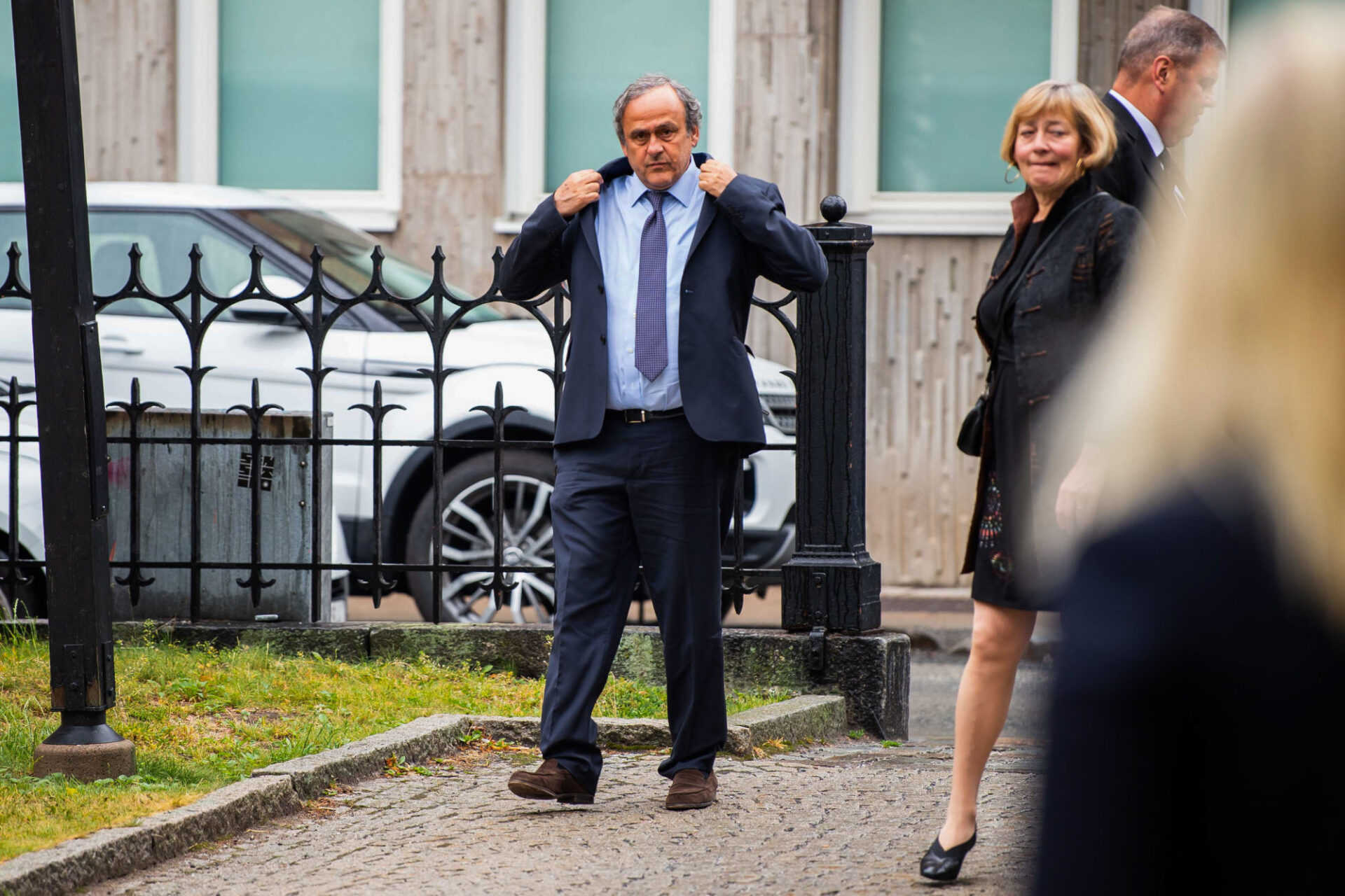 Philippe Piat (pr&eacute;sident de la FIFPro) et Michel Platini, alors pr&eacute;sident de l'UEFA en 2007. Icon Sport