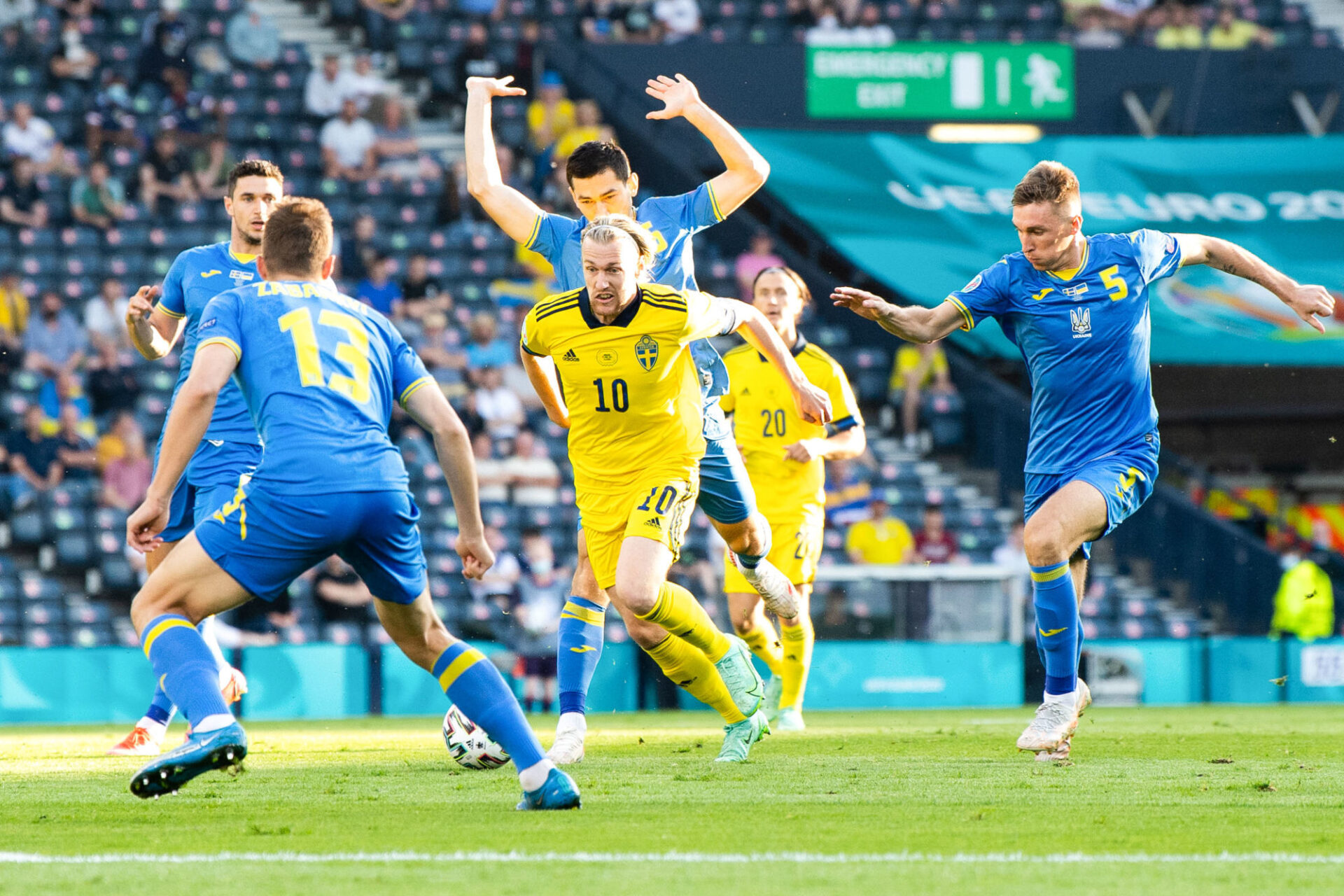 En feu depuis le d&eacute;but du tournoi, Emil Forsberg est surveill&eacute; de pr&egrave;s (iconsport)