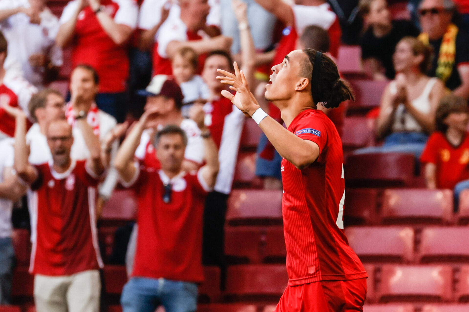 Le Danemark joue sa survice à l'Euro face à la Belgique. Icon Sport Le Danemark joue sa survice à l'Euro face à la Belgique. Icon Sport