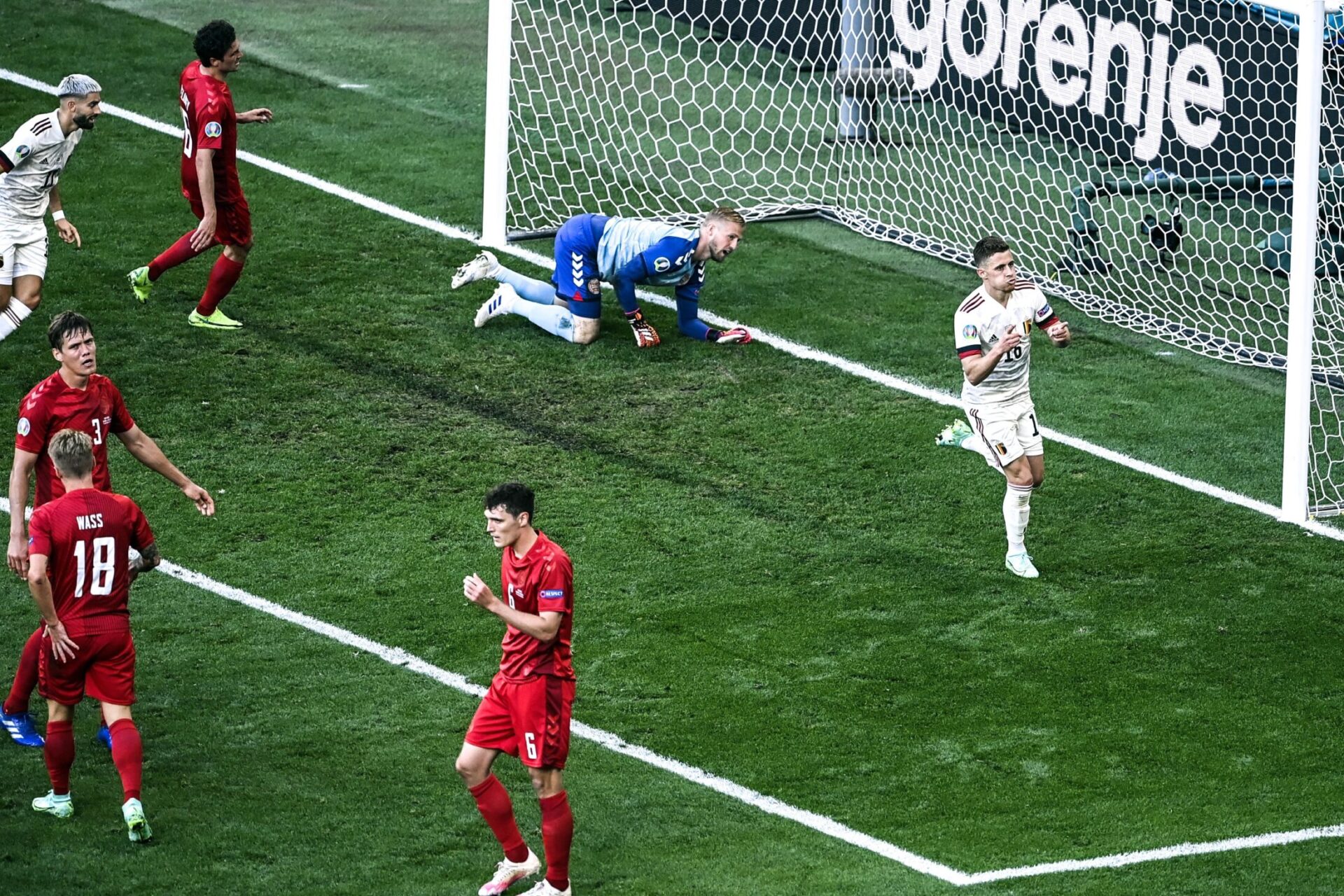 Le Danemark joue sa survice à l'Euro face à la Belgique. Icon Sport Le Danemark joue sa survice à l'Euro face à la Belgique. Icon Sport