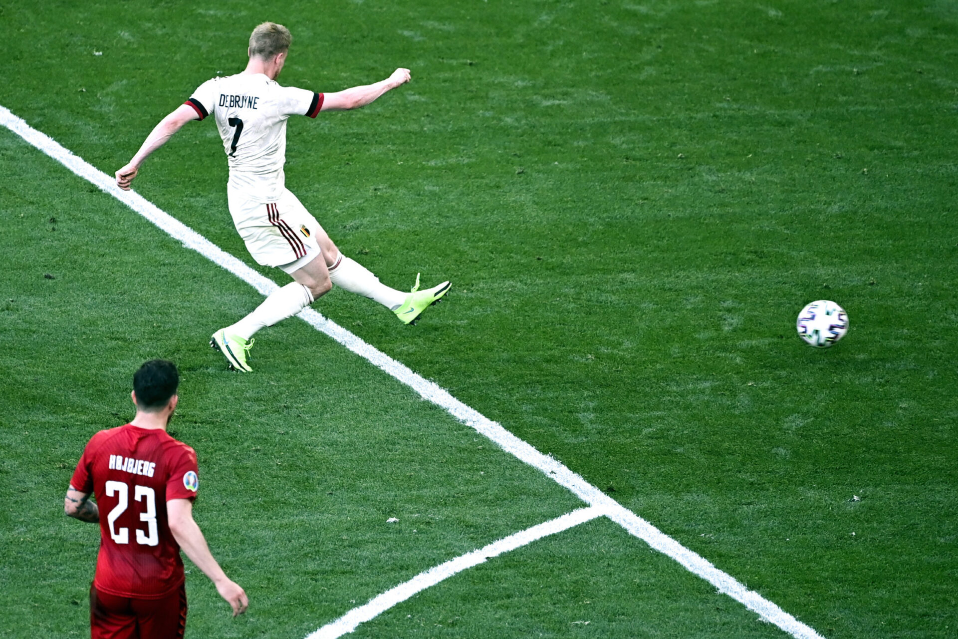 Le Danemark joue sa survice à l'Euro face à la Belgique. Icon Sport Le Danemark joue sa survice à l'Euro face à la Belgique. Icon Sport