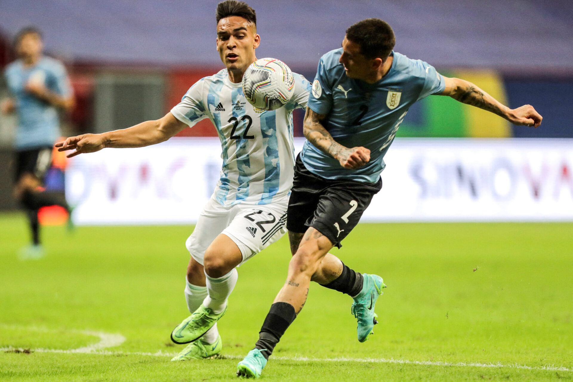 Lautaro Martinez &eacute;tait une nouvelle fois titulaire avec l'Argentine pour le deuxi&egrave;me match de l'Albiceleste &agrave; la Copa America (iconsport)
