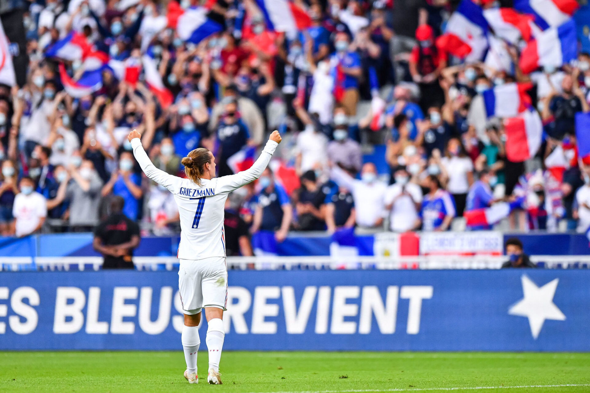 Antoine Griezmann a ouvert le score face à la Bulgarie, son 37e but avec les Bleus (iconsport) Antoine Griezmann a ouvert le score face à la Bulgarie, son 37e but avec les Bleus (iconsport)