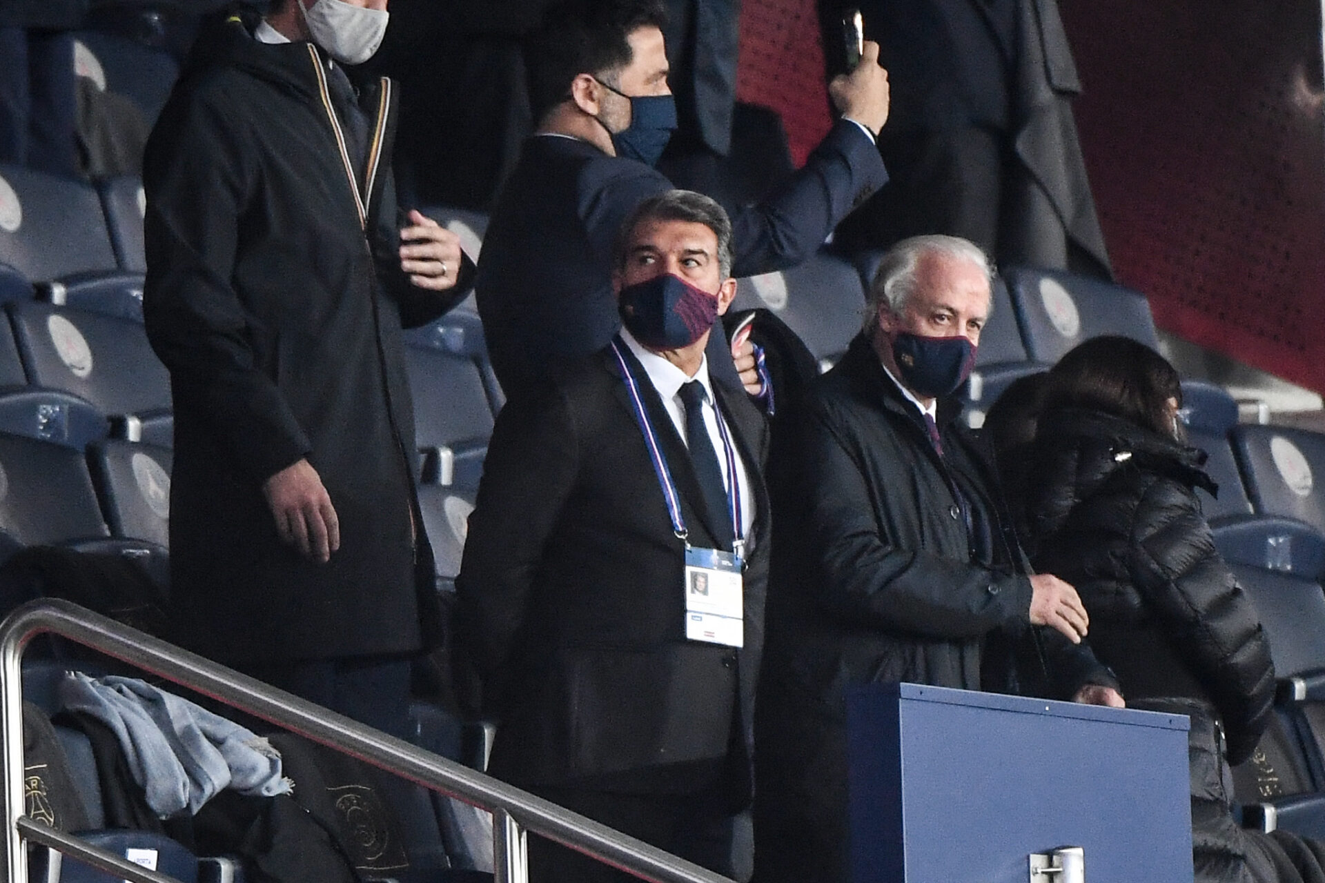 Joan Laporta durant le match face au PSG (iconsport) Joan Laporta durant le match face au PSG (iconsport)