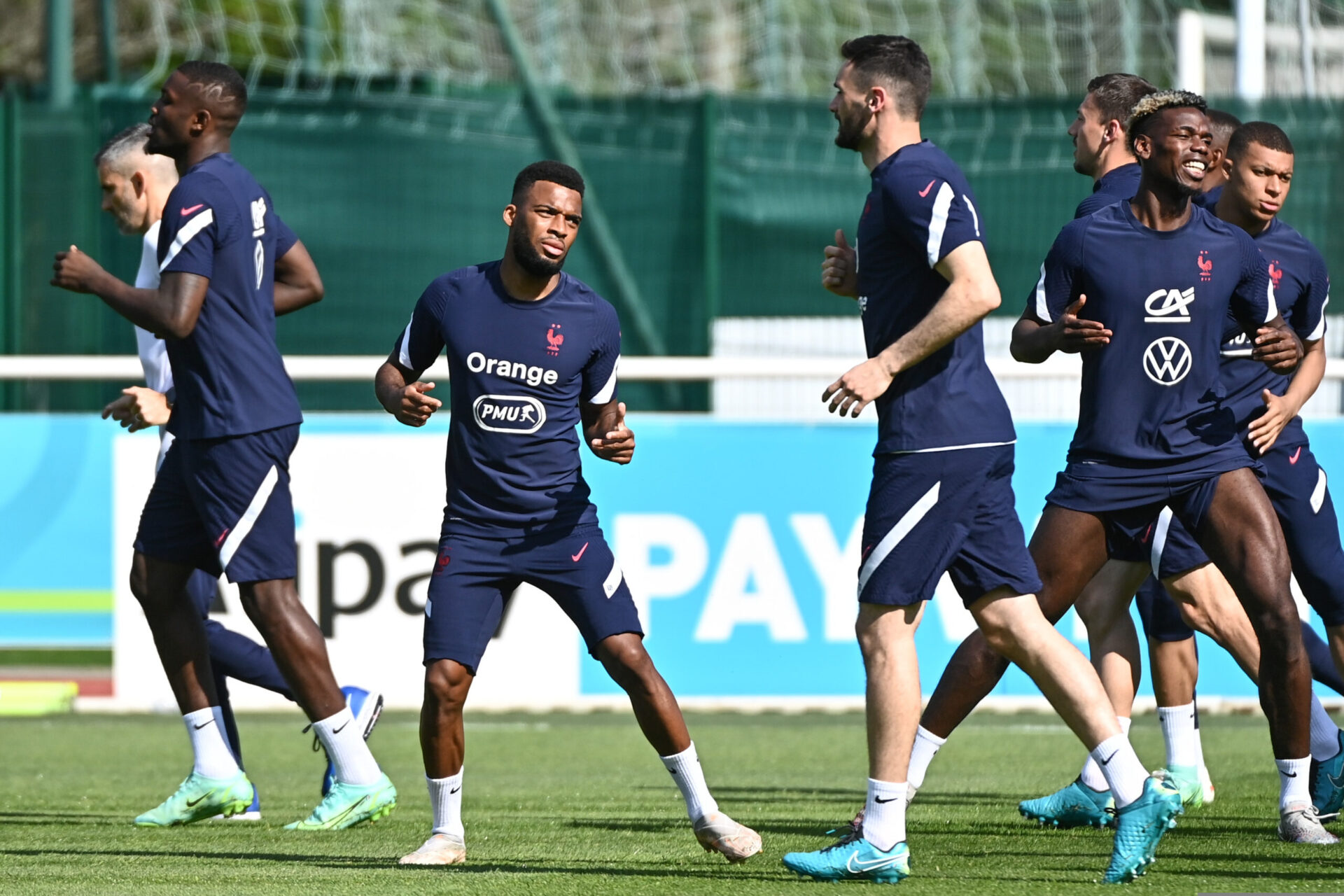 Lloris pendant la s&eacute;ance d'entrainement (iconsport)