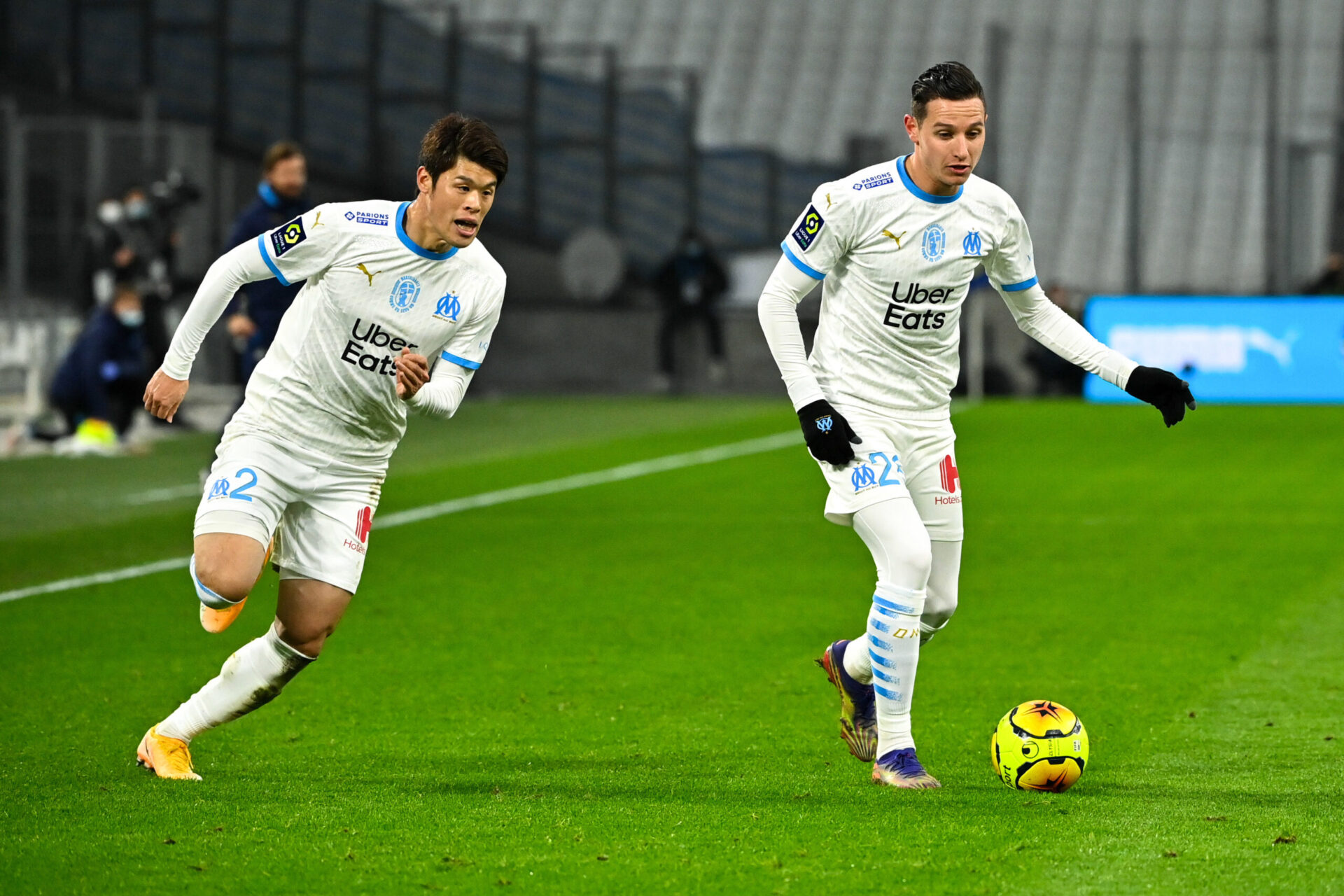 Florian Thauvin et Hiroki Sakai ont dit adieu &agrave; l'OM (iconsport) 