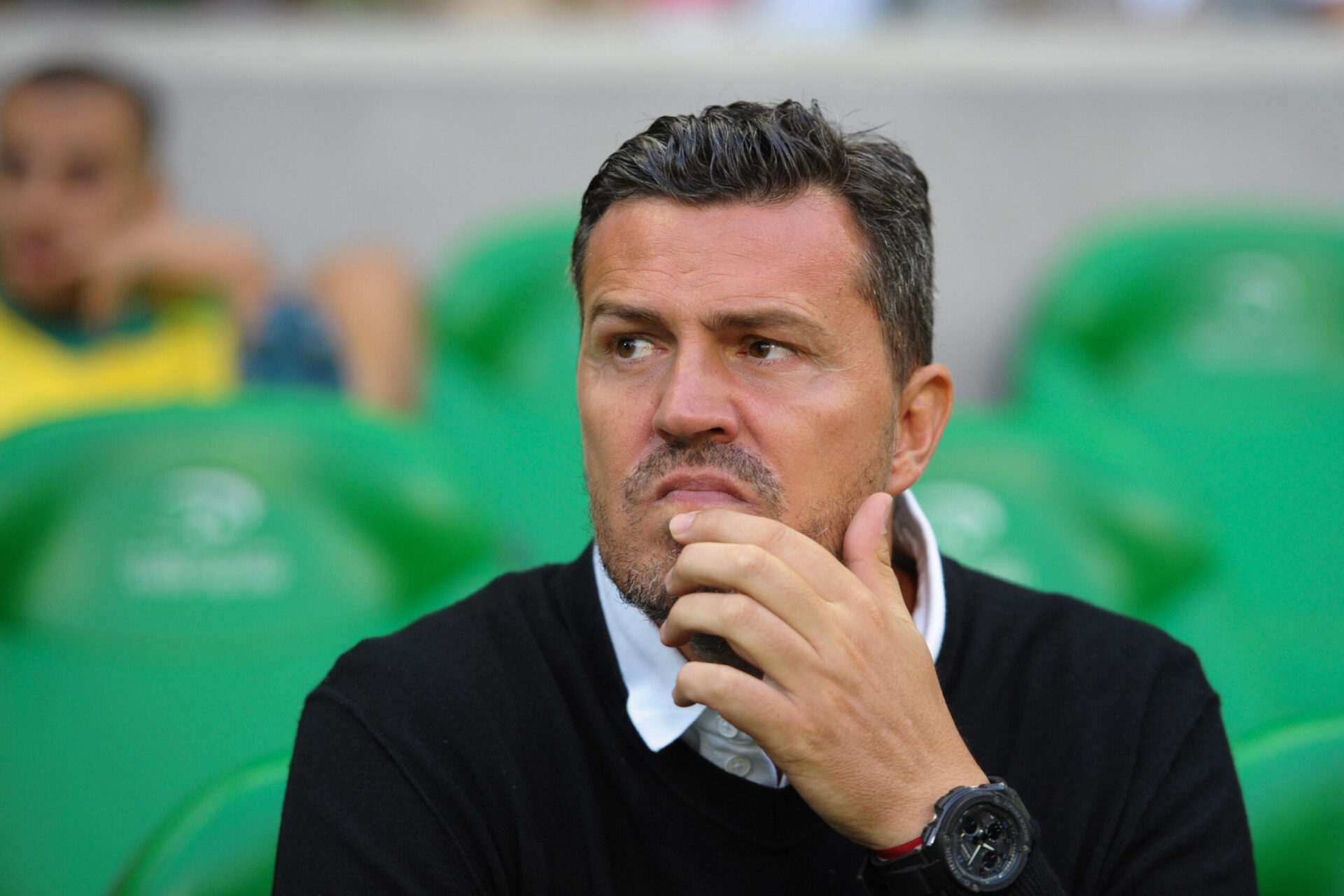 Óscar García avait raté son passage sur le banc des Verts (iconsport) Óscar García avait raté son passage sur le banc des Verts (iconsport)