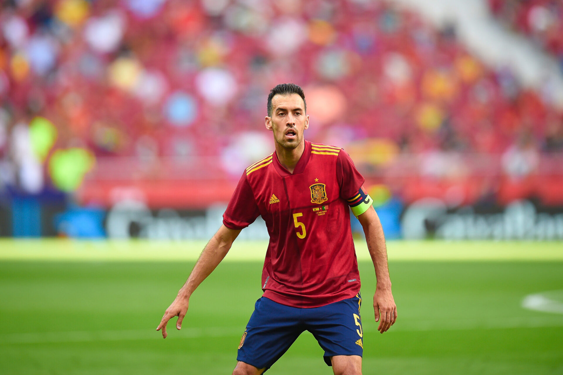 Positif au Covid-19, Sergio Busquets a &eacute;t&eacute; plac&eacute; &agrave; l'isolement alors que le reste du groupe ne s'entra&icirc;ne plus collectivement (iconsport)