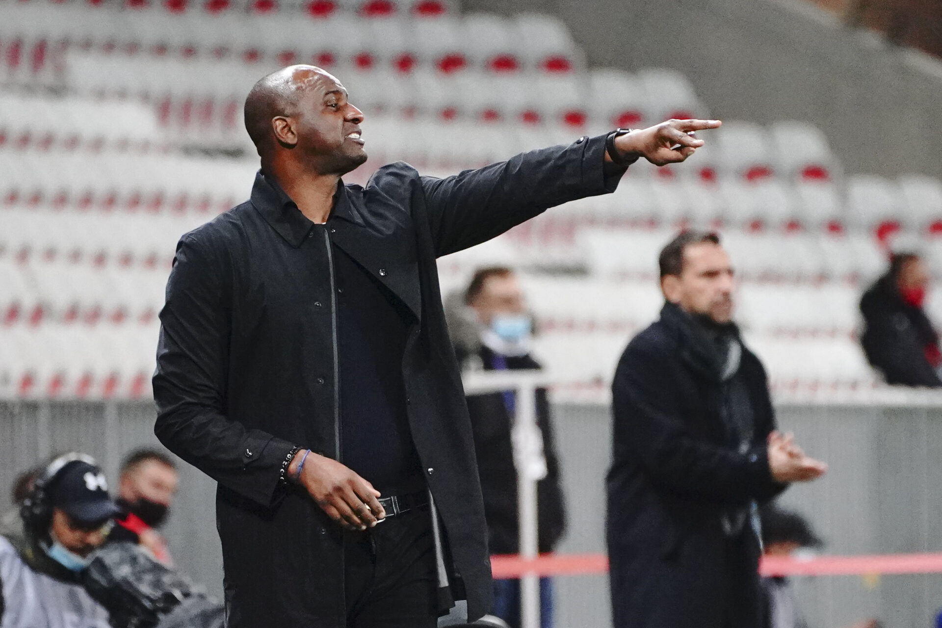 Patrick Vieira, &agrave; ses d&eacute;buts d'entra&icirc;neur avec la r&eacute;serve de Manchester City. Icon Sport