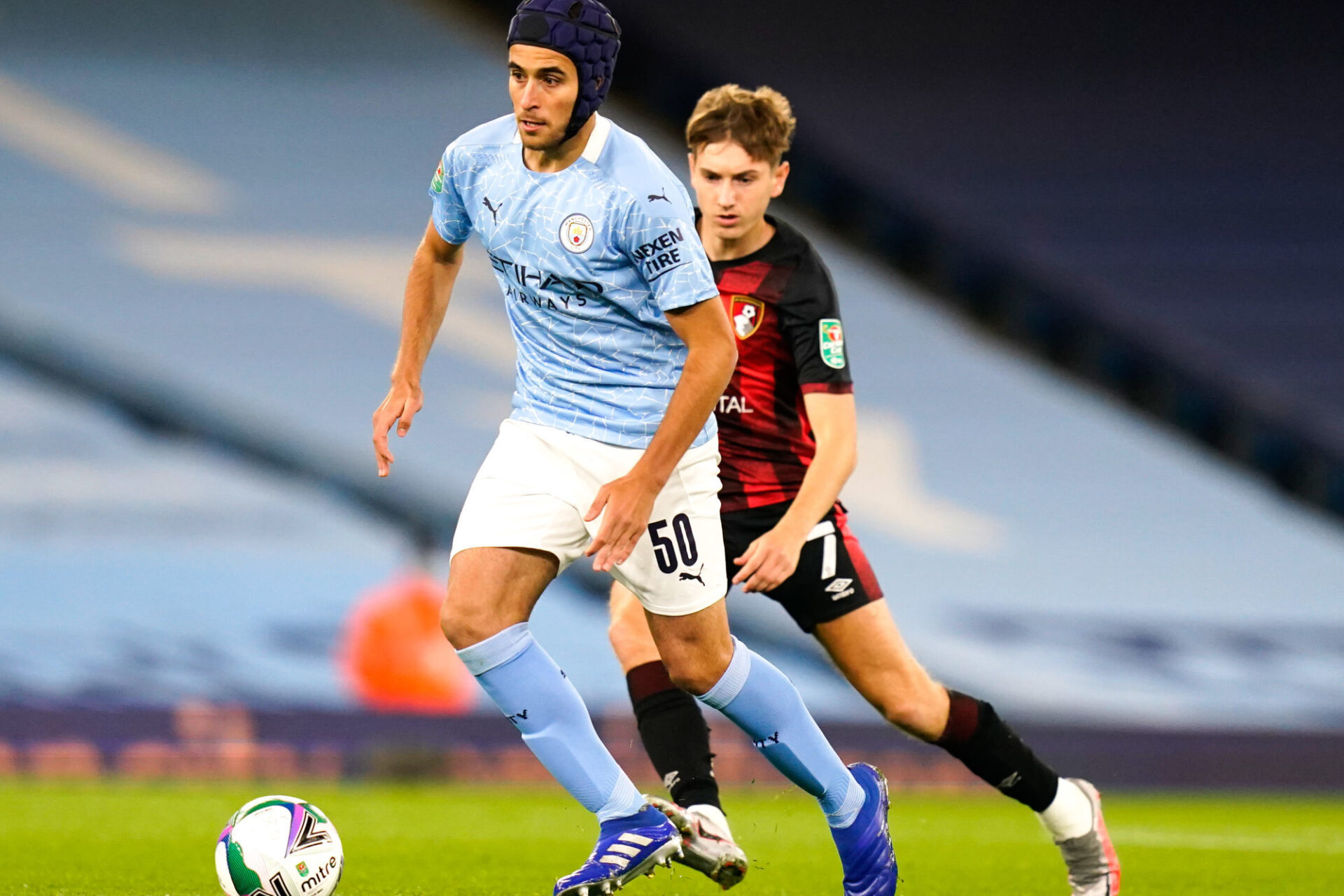 Eric Garcia le casqu&eacute; n'a pas su s'imposer &agrave; Manchester City. Icon Sport