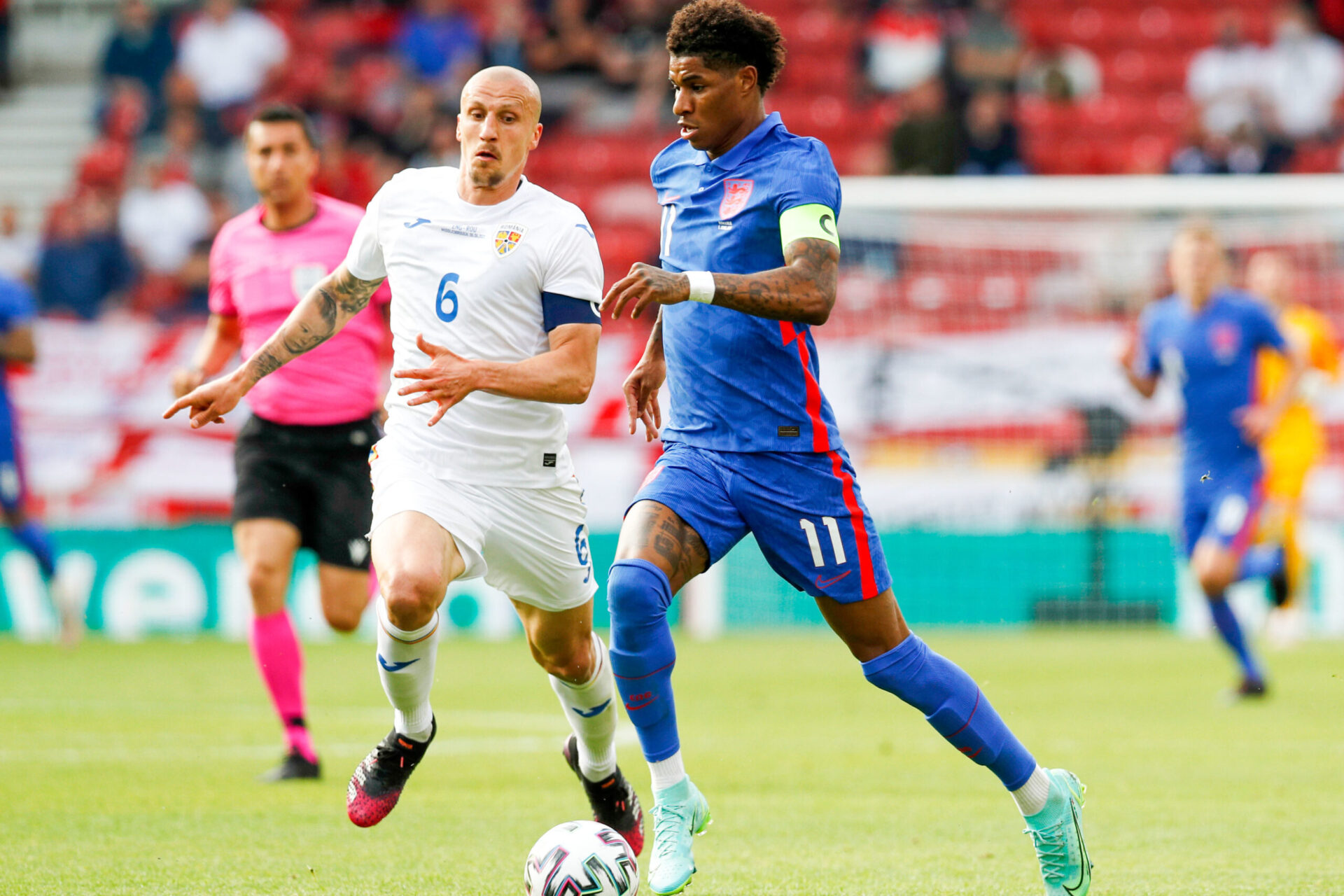 L'Angleterre de Marcus Rashford est la favorite de l'Euro 2020 pour Roberto Martinez. Icon Sport