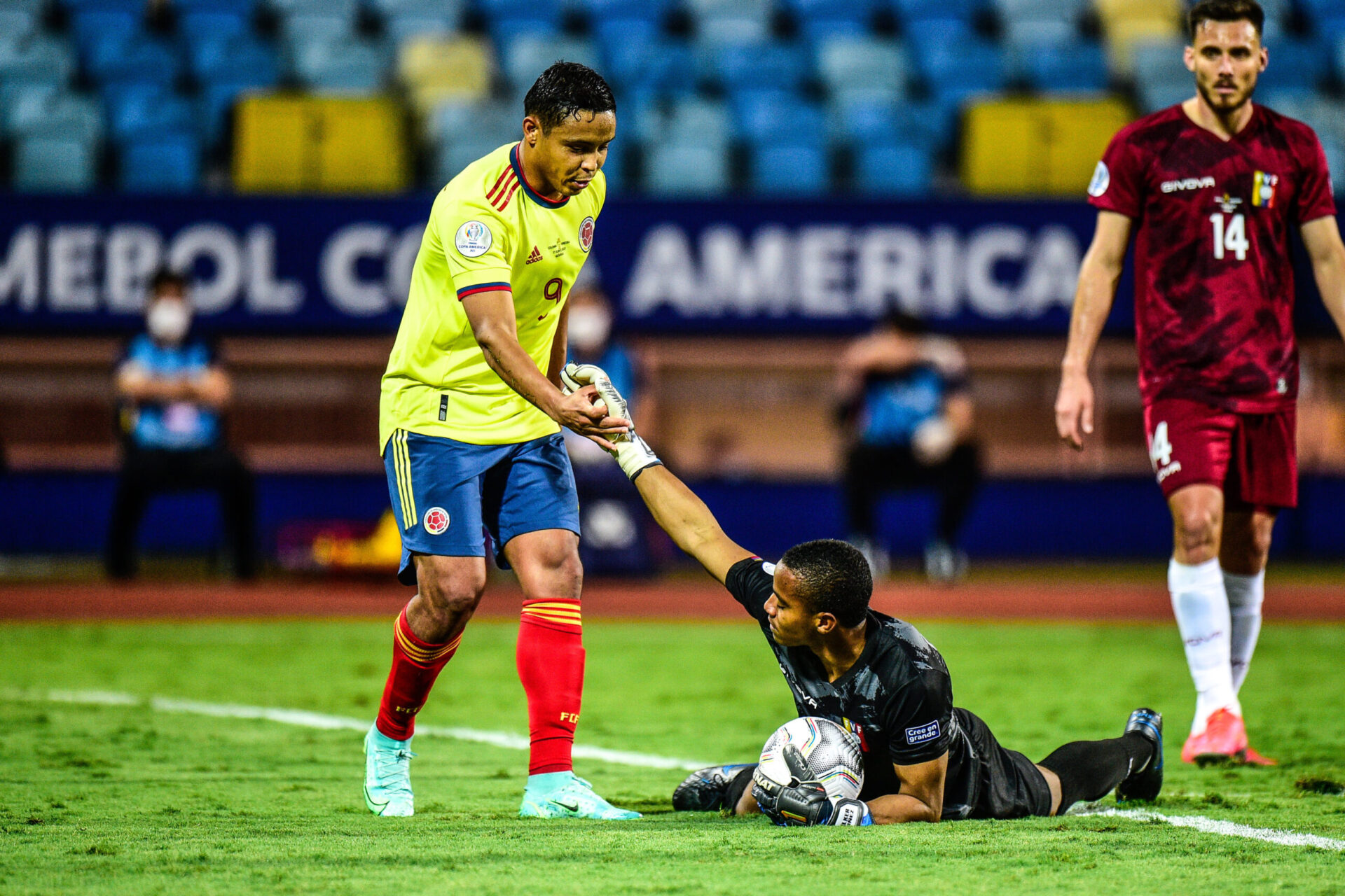 Luis Muriel et les Ticos n'ont jamais pu tromper la vigilance de Wuilker Farinez - Icon Sport