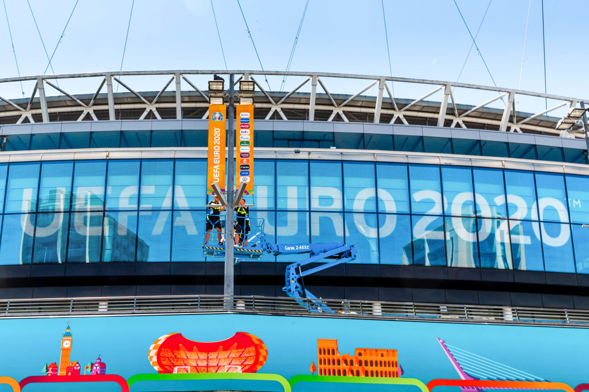 Wembley prêt à accueillir la finale (iconsport) Wembley prêt à accueillir la finale (iconsport)