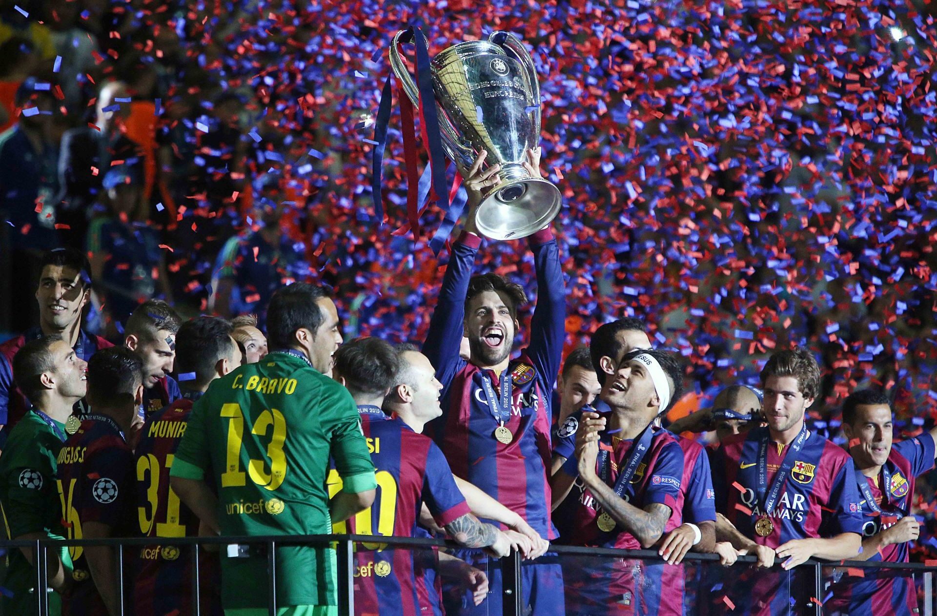 Gerard Piqu&eacute;, l'amour d'un club. Icon Sport