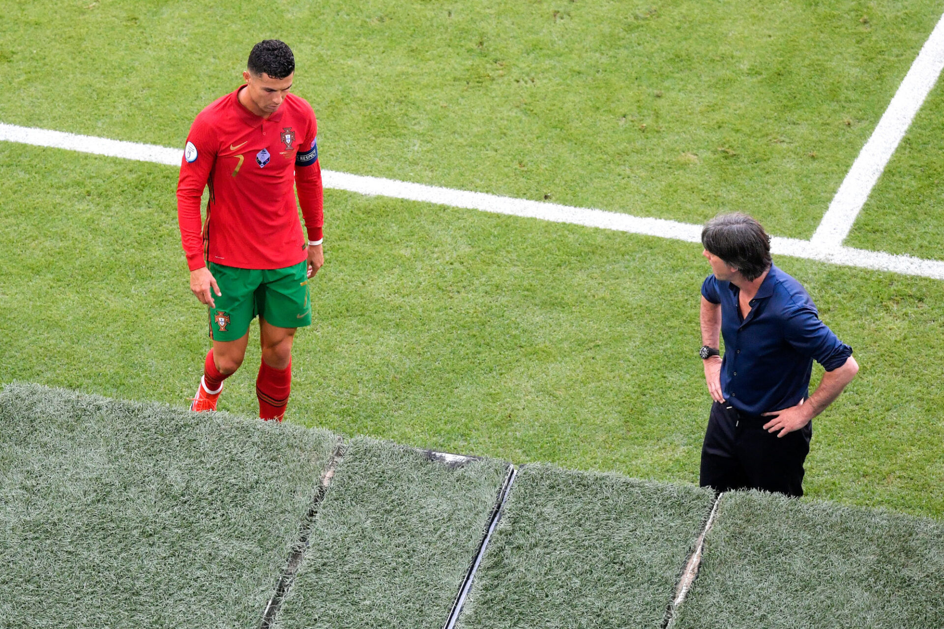 L'Allemagne a continu&eacute; de croire en elle malgr&eacute; l'ouverture du score portugaise. Icon Sport