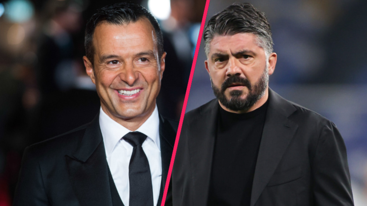 La relation entre Gennaro Gattuso et son agent Jorge Mendes a &eacute;t&eacute; au c&oelig;ur des dissensions entre le technicien et sa nouvelle direction (iconsport)