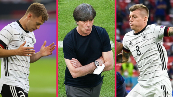 Joshua Kimmich, Joachim Löw et Toni Kroos ont regretté que la défaite contre la France (0-1) se soit décidée sur un but "malchanceux". Icon Sport