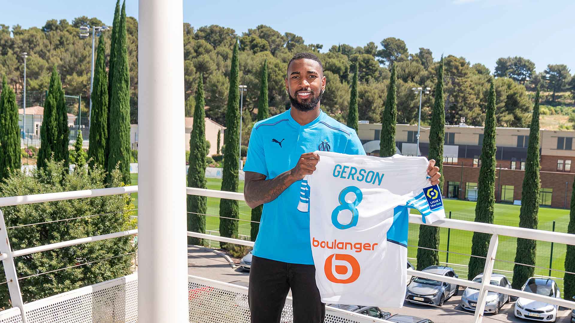 Gerson portera le numéro 8 (photo OM.FR)