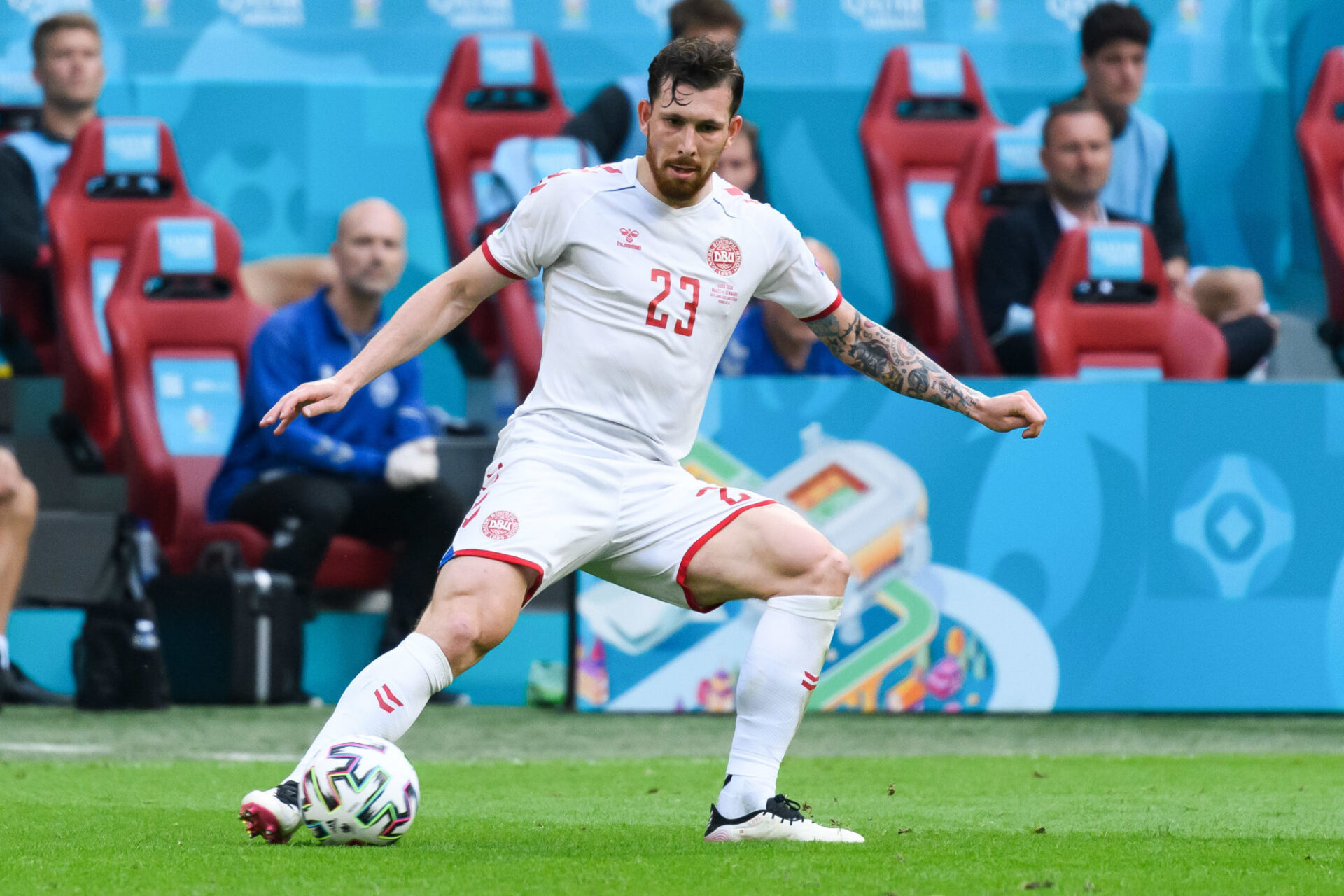 Luke Shaw, titulaire au poste de latéral gauche contre le Danemark, avait été fantastique contre l'Ukraine en quarts. Icon SPort Luke Shaw, titulaire au poste de latéral gauche contre le Danemark, avait été fantastique contre l'Ukraine en quarts. Icon SPort