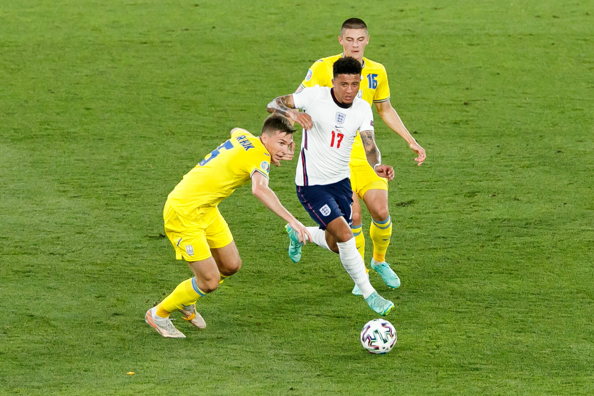 Finaliste de l'Euro avec l'Angleterre, Jadon Sancho retrouve son pays d'origine et va découvrir la Premier League (iconsport)