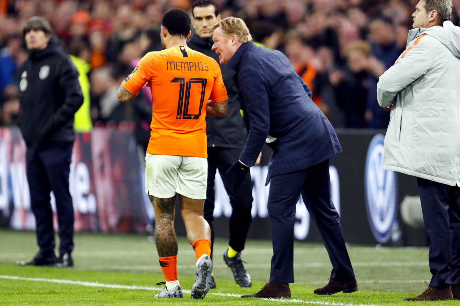 Memphis Depay retrouvera son ancien coach en sélection des Pays-Bas, Ronald Koeman. Icon Sport