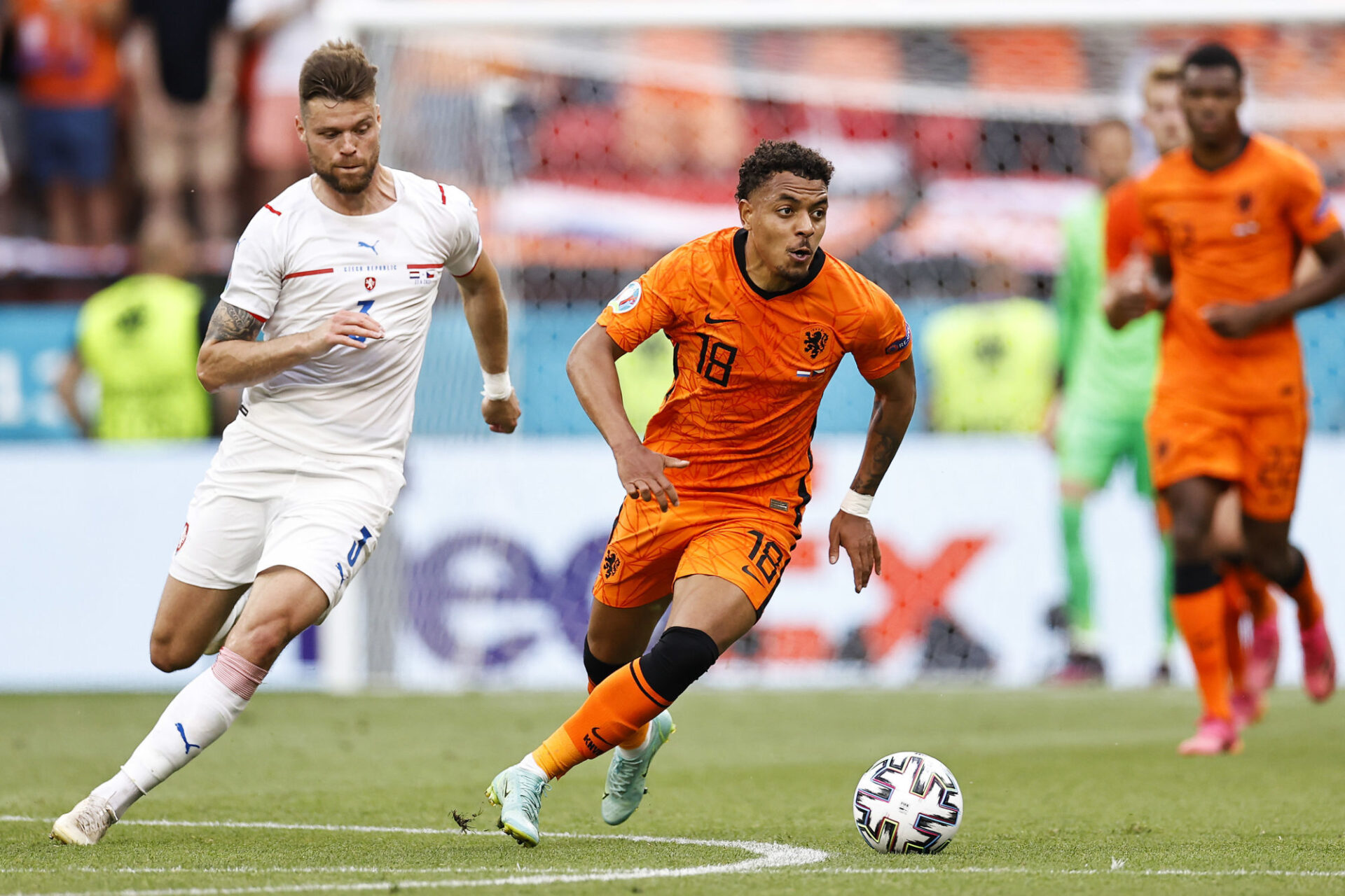 Donyell Malen a donné deux passes décisives à l'Euro 2020 avec les Pays-Bas. Icon Sport