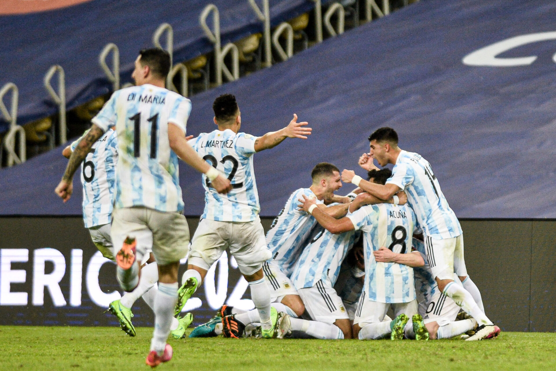 L'Argentine de Leo Messi a remporté la Copa América face au Brésil. Icon Sport