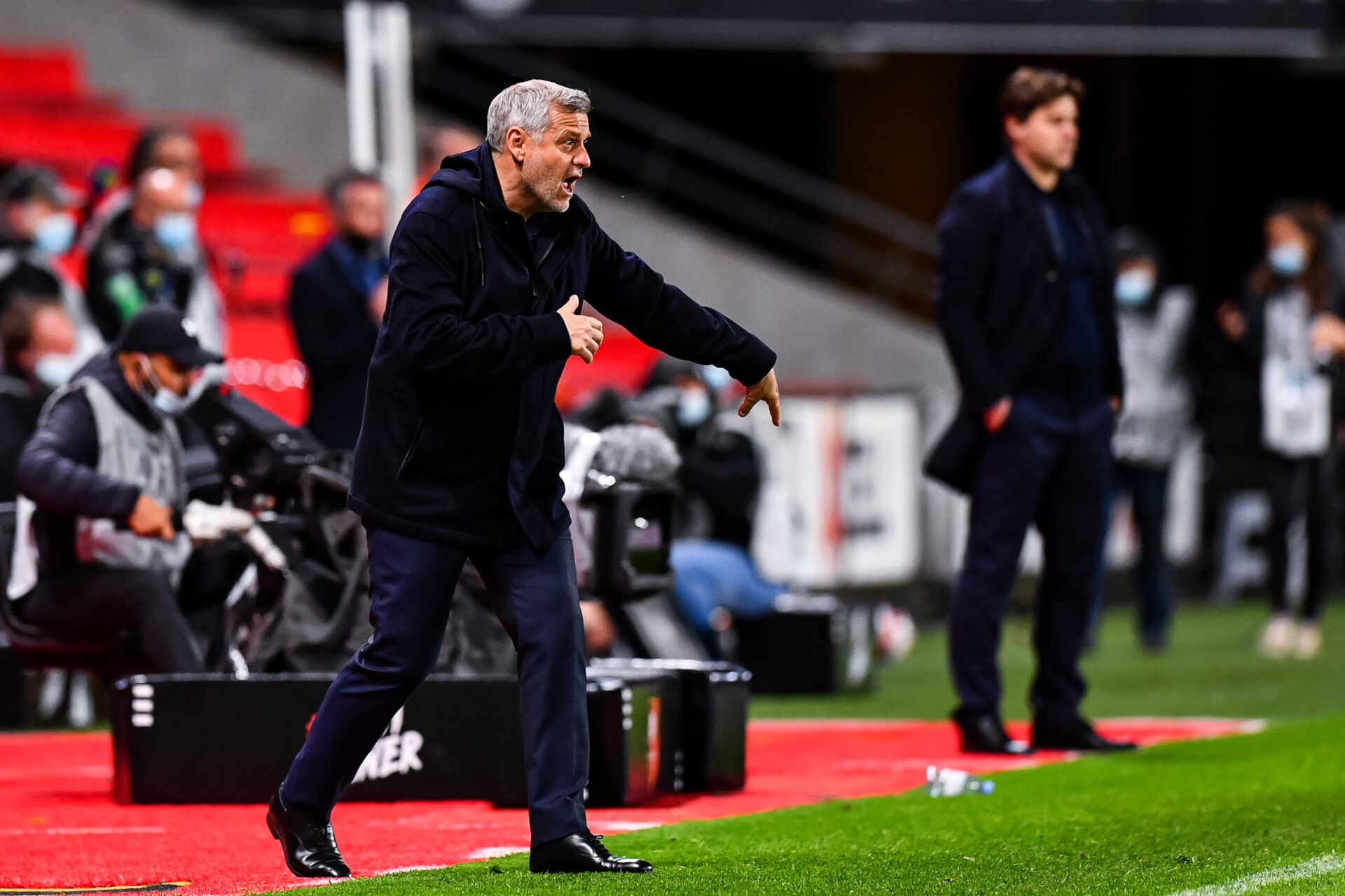 Bruno Genesio sur le banc Rennais (iconsport)