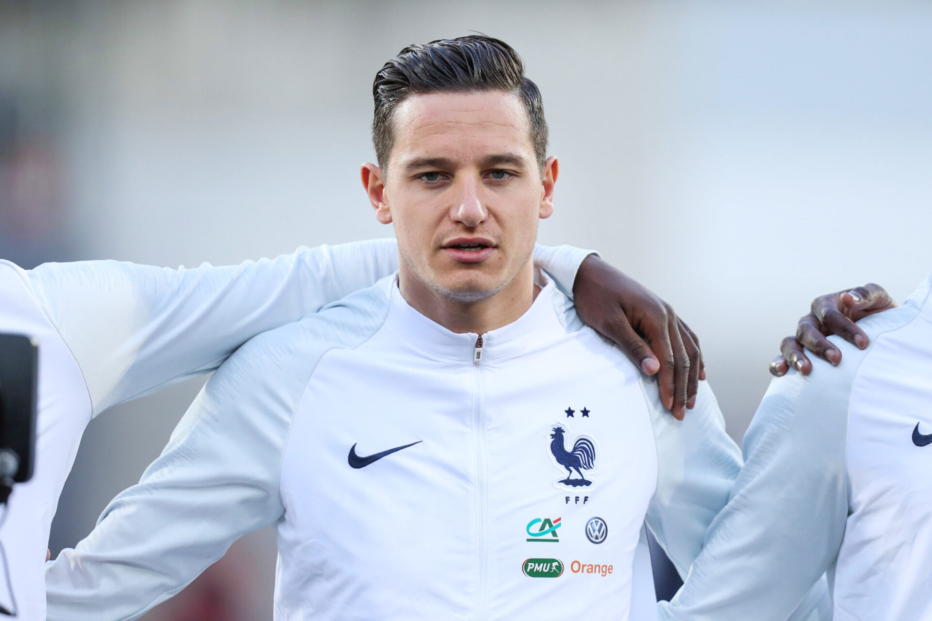 Florian Thauvin avec l'&eacute;quipe de France (Icon Sport)