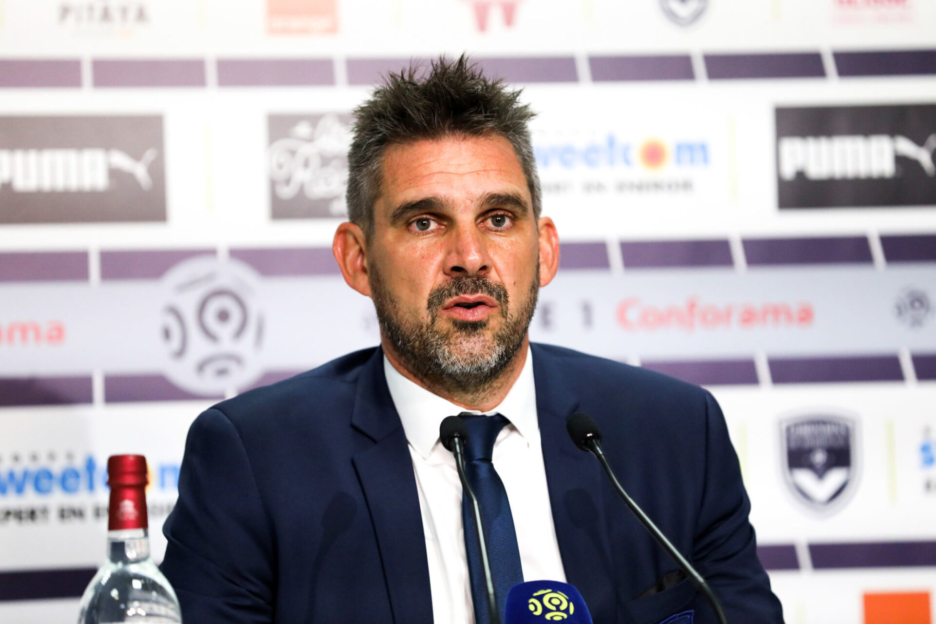 Jocelyn Gourvennec a semblé fléchir lorsque ses anciens clubs Bordeaux et Guingamp ont connu des remous au niveau de la direction. Icon Sport