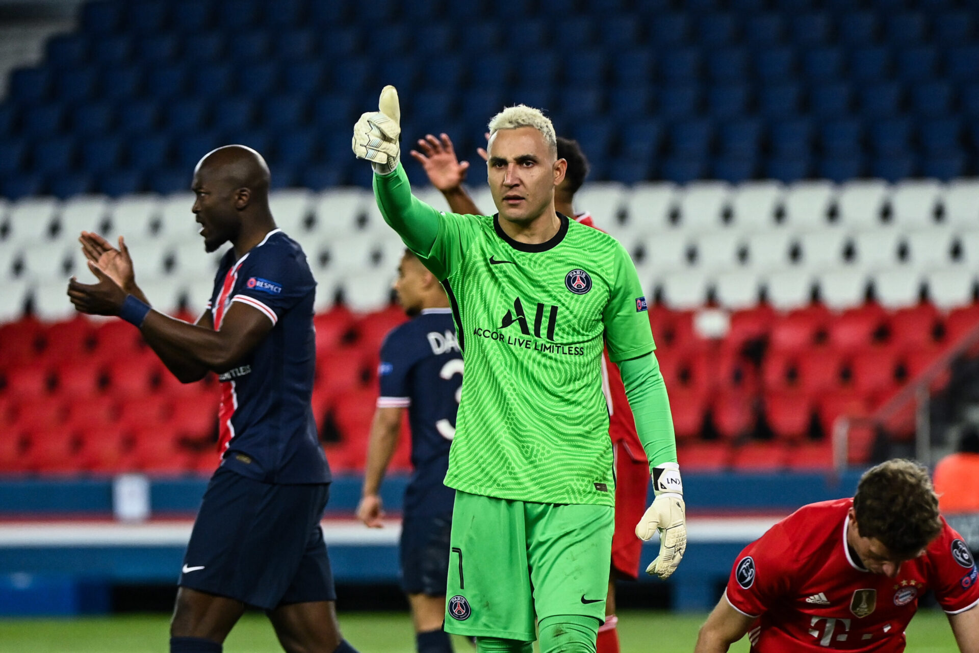Keylor Navas jouant pour le PSG (Icon Sport)