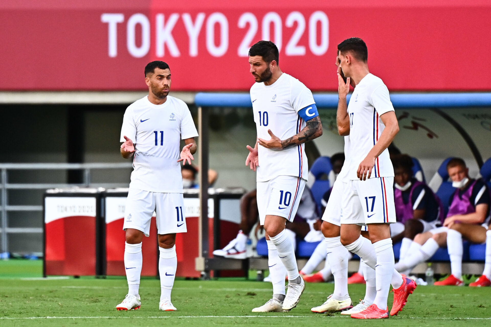 André-Pierre Gignac a regretté que les Bleus ne se soient pas pris en main contre le Mexique. Icon Sport