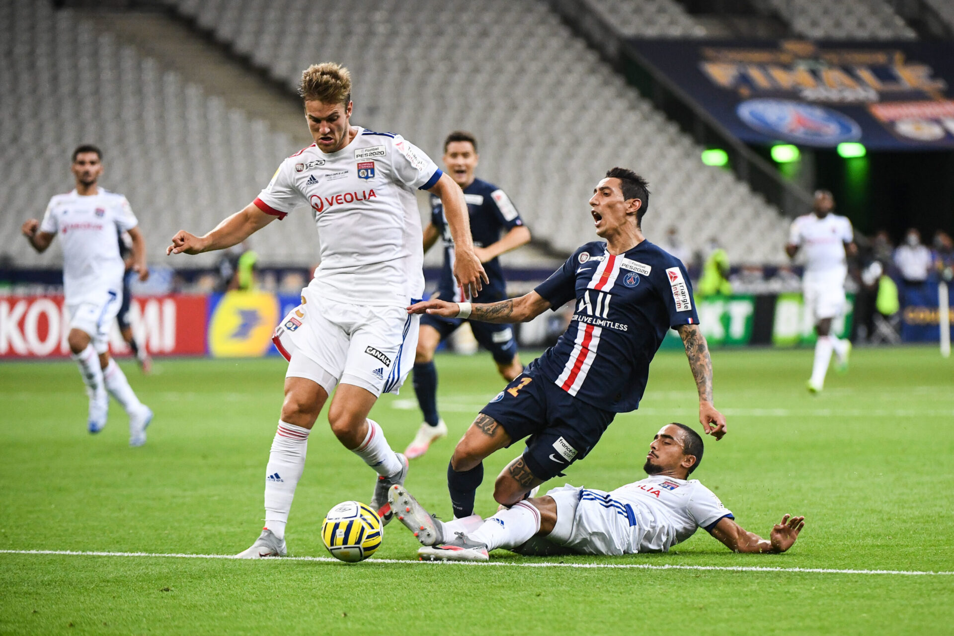 Entre 2019 et 2021, Joachim Andersen aura porté le maillot de Lyon à 35 reprises sous la direction de Sylvinho et Rudi Garcia (iconsport)