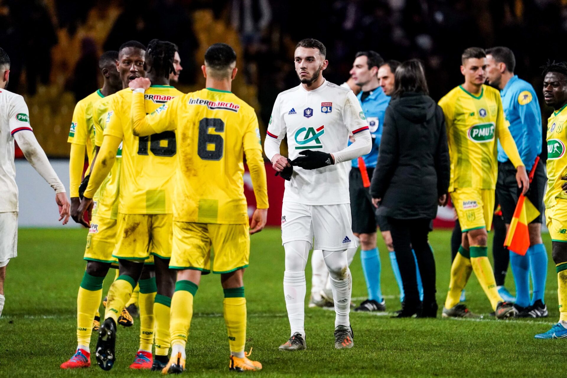 Amine Gouiri n'avait pas bénéficié de beaucoup de temps de jeu avec l'équipe A de l'OL (iconsport)