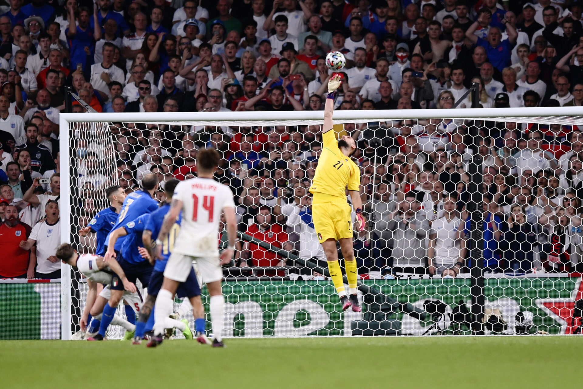 Gianluigi Donnarumma, meilleur joueur de l'Euro 2020 et futur gardien du PSG. Icon Sport
