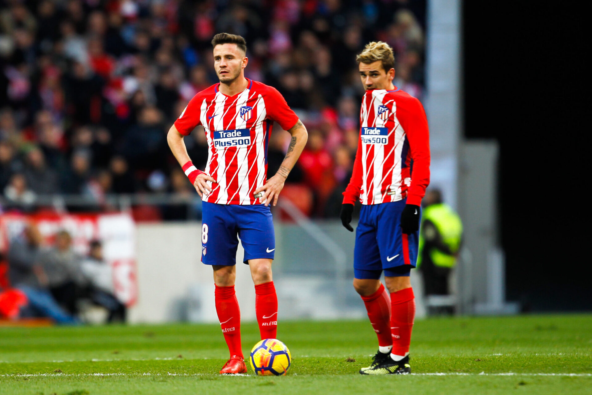 Anciens coéquipiers à l'Atlético de Madrid, Saúl et Griezmann pourraient faire l'objet d'un échange cet été (iconsport)