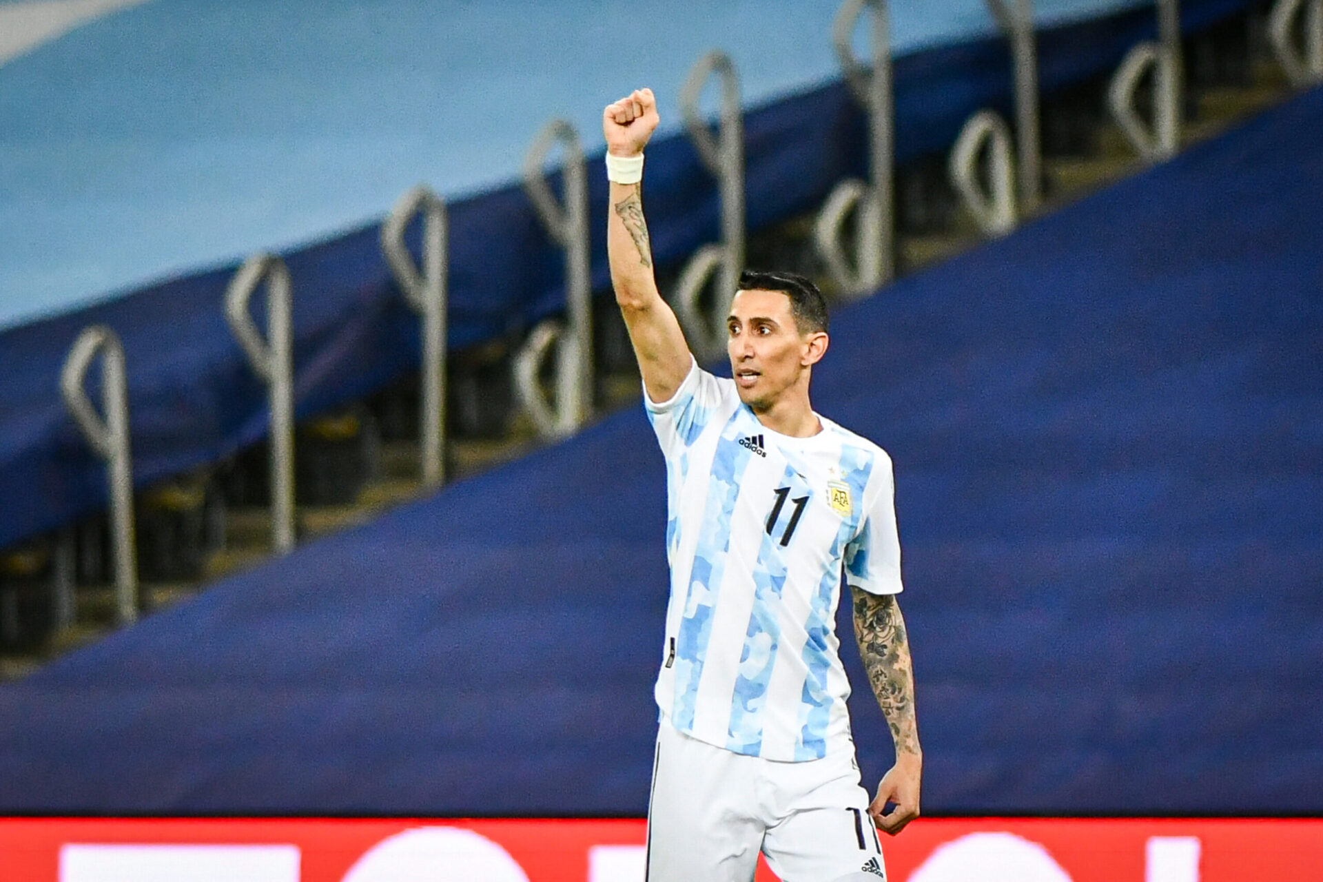 Angel Di Maria, h&eacute;ro du match avec l'Argentine (iconsport)