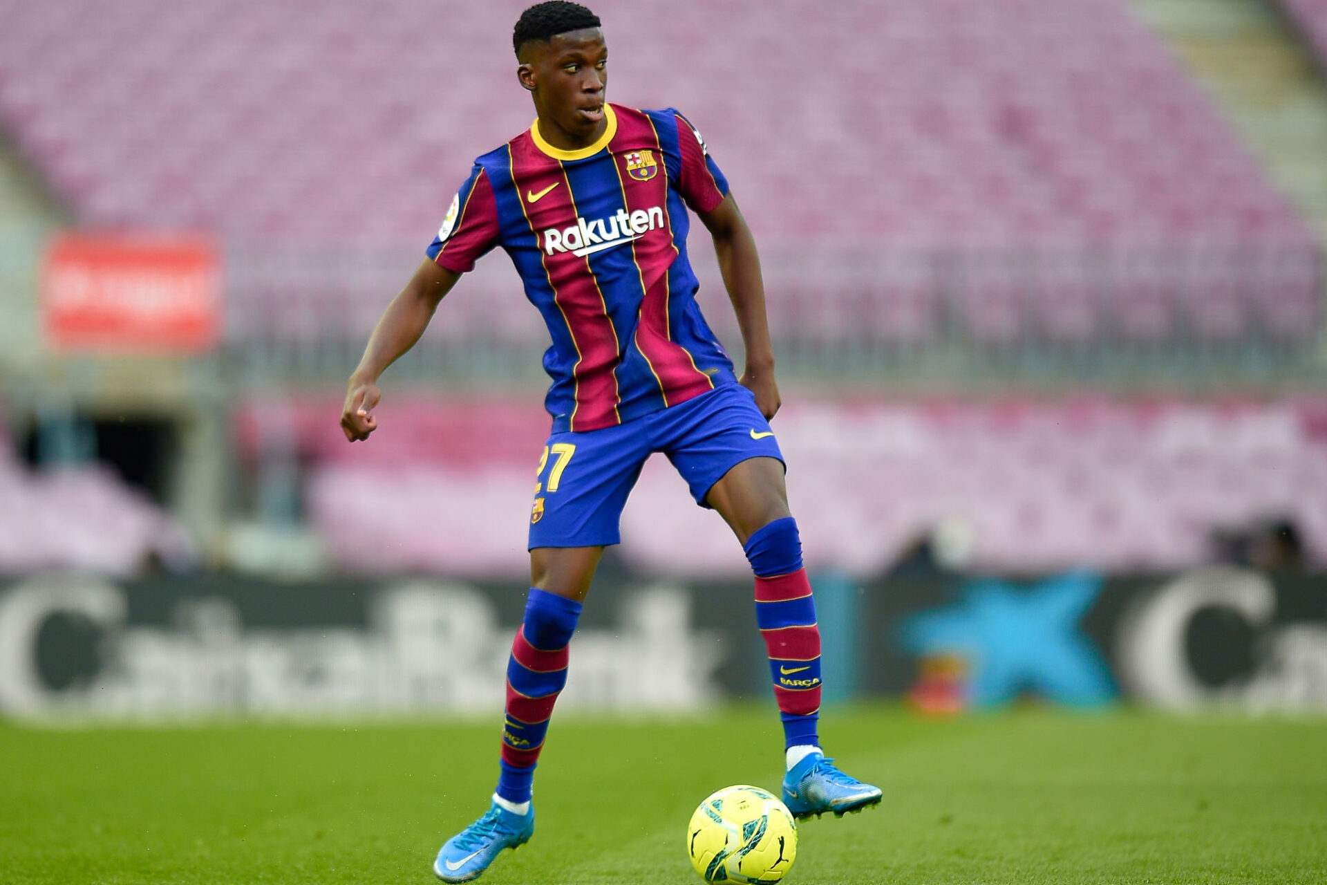 Ilaix Moriba fait partie des espoirs du FC Barcelone (Iconsport)