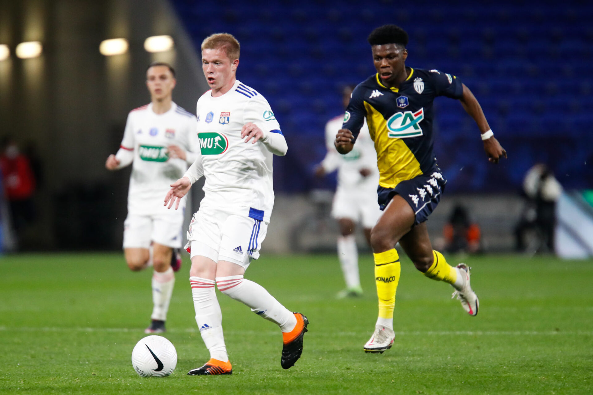 Melvin Bard en Coupe de France contre Monaco la saison dernière. Icon Sport Melvin Bard en Coupe de France contre Monaco la saison dernière. Icon Sport