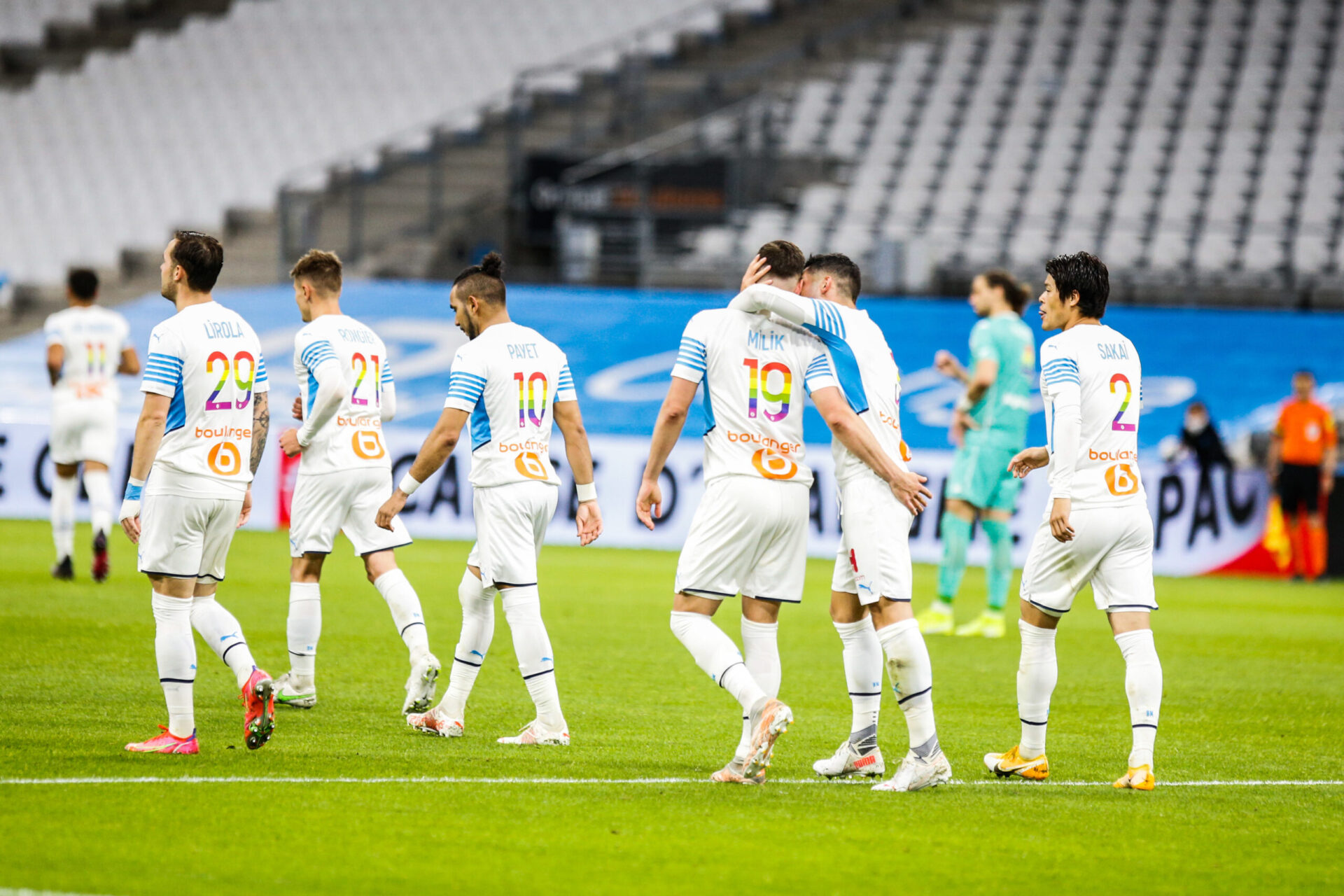 Pablo Longoria a r&eacute;v&eacute;l&eacute; que l'OM prospectait sur le march&eacute; des lat&eacute;raux. Icon Sport