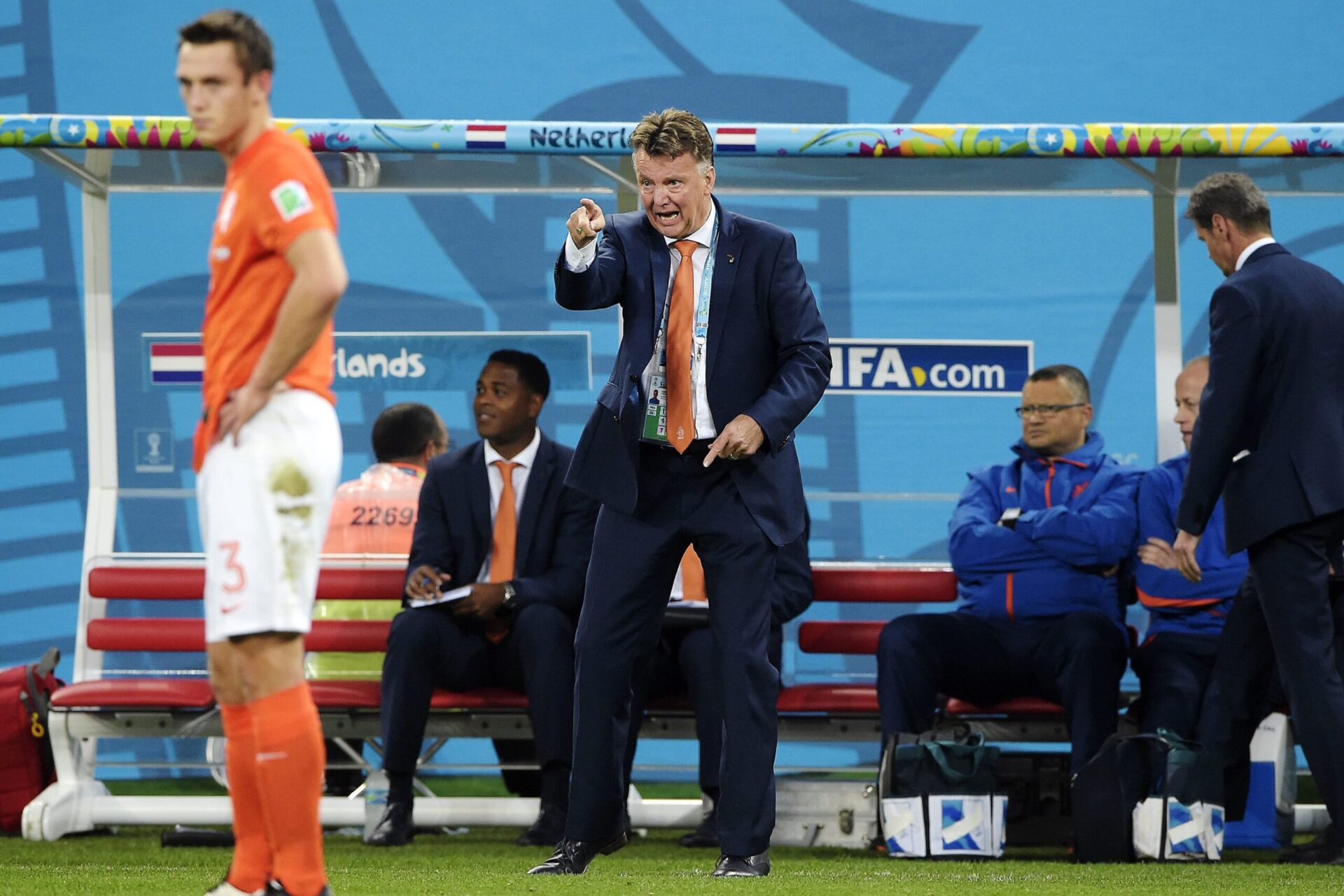 Louis van Gaal a guid&eacute; les Pays-Bas jusqu'&agrave; la troisi&egrave;me place de la Coupe du monde 2014. Icon Sport