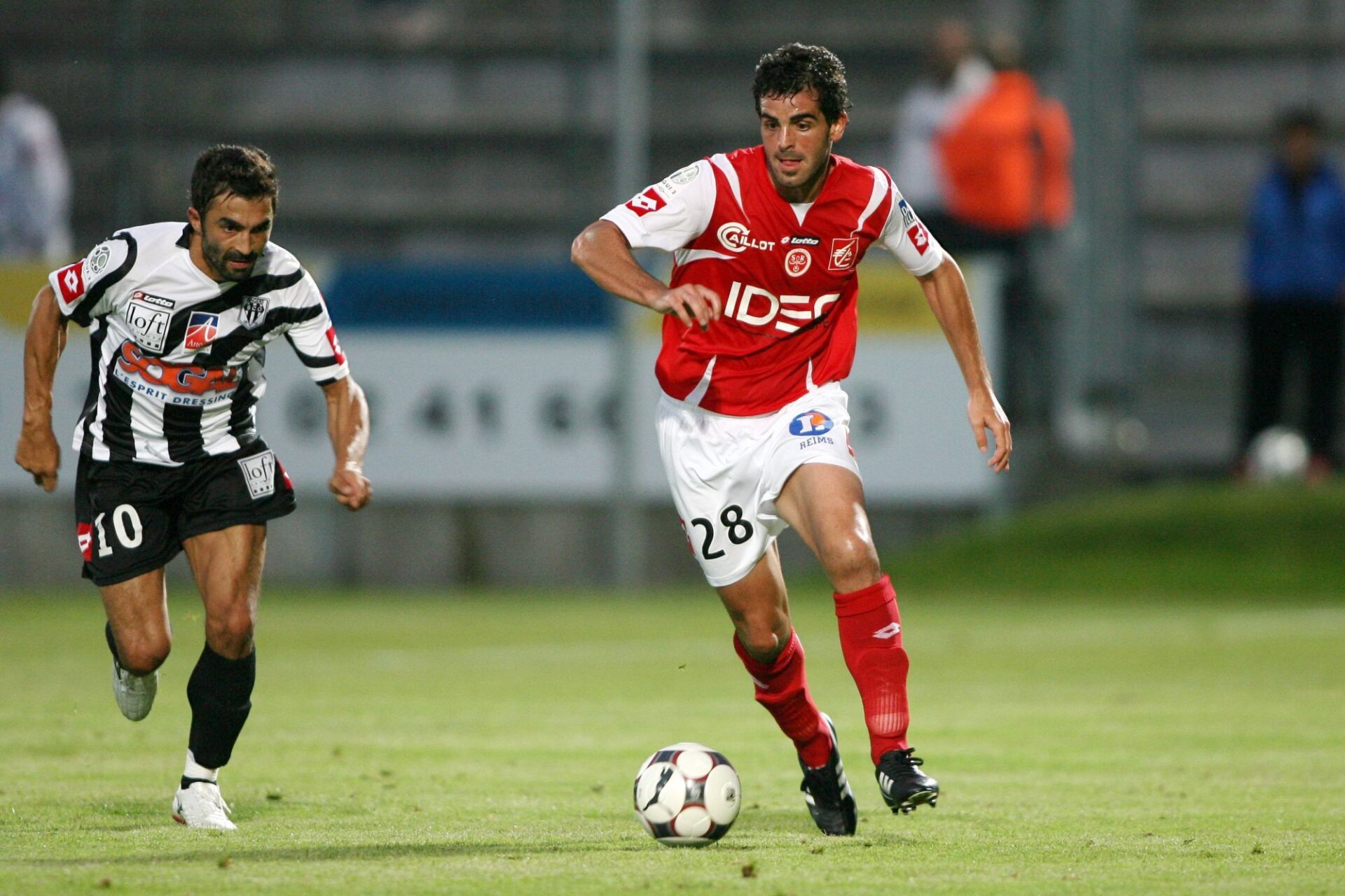 Williams Martinez en août 2008 avec Reims en Ligue 2. Icon Sport