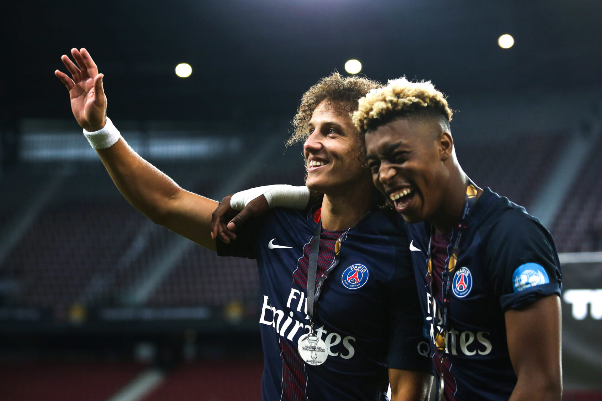 David Luiz avait notamment remport&eacute; le Troph&eacute;e des champions avec le PSG en 2016 (iconsport)