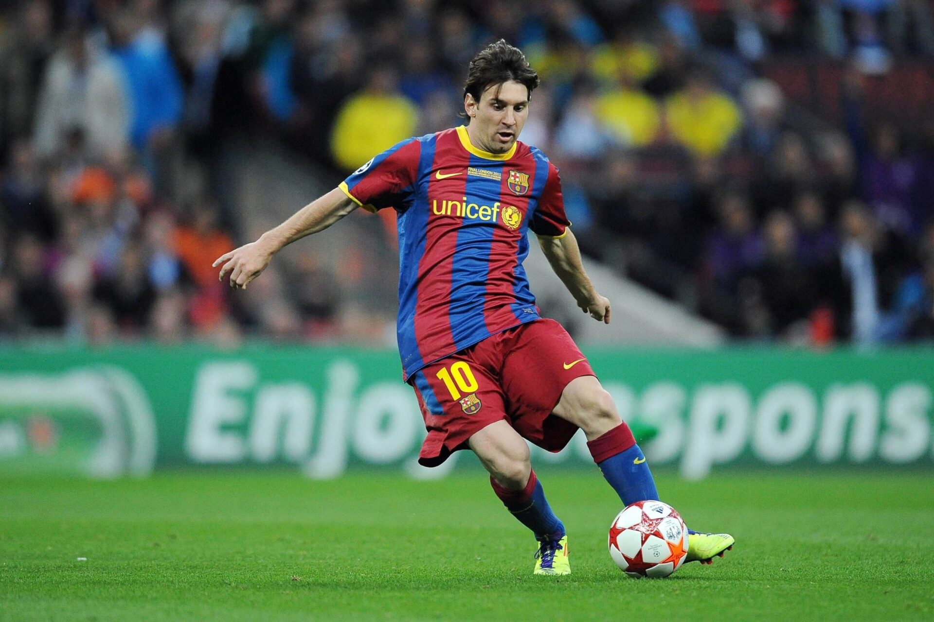 Lionel Messi sous le maillot du Barça en 2011 (iconsport)