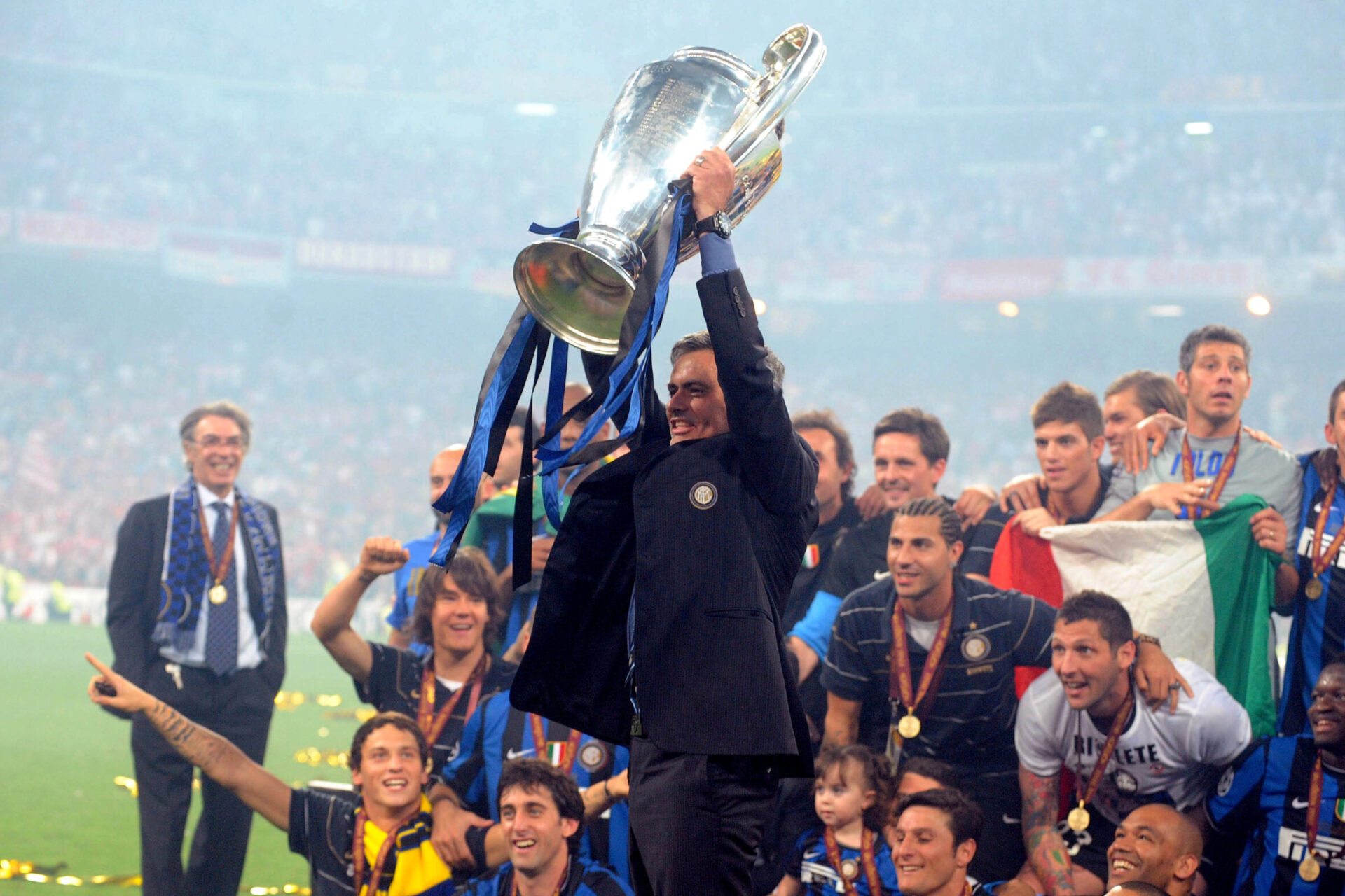 José Mourinho est déjà passé par l'Italie, il remporté la Ligue des champions 2010 avec l'Inter Milan (iconsport)