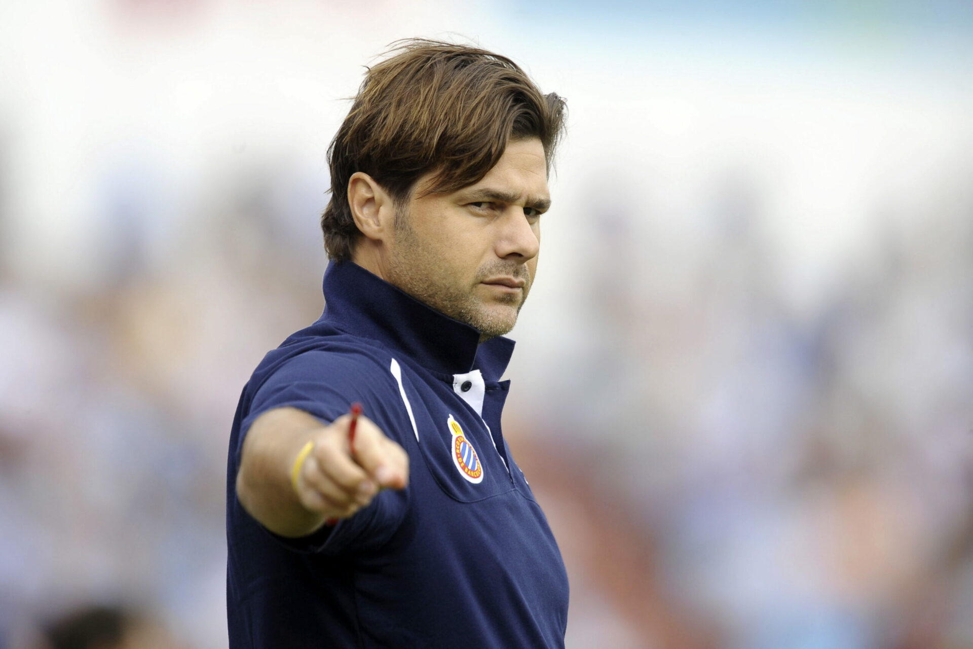Pochettino entraînant l'Espanyol Barcelone (Icon Sport)