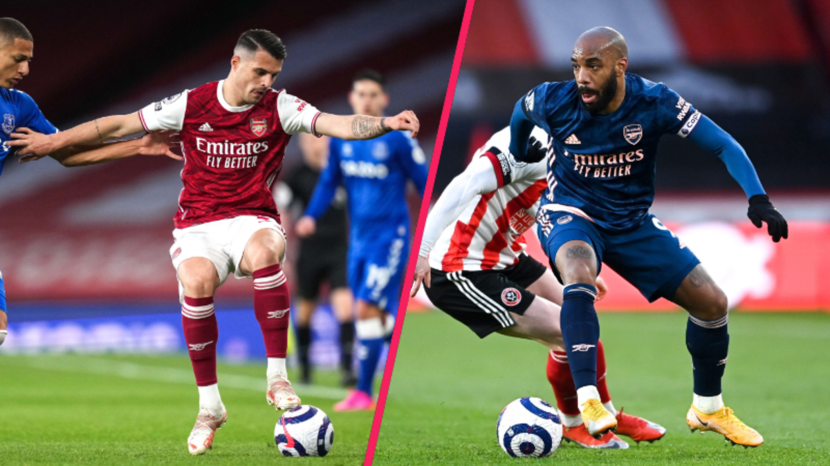Xhaka et Lacazette font partie des joueurs dont Arteta aimerait se débarrasser cet été (iconsport)